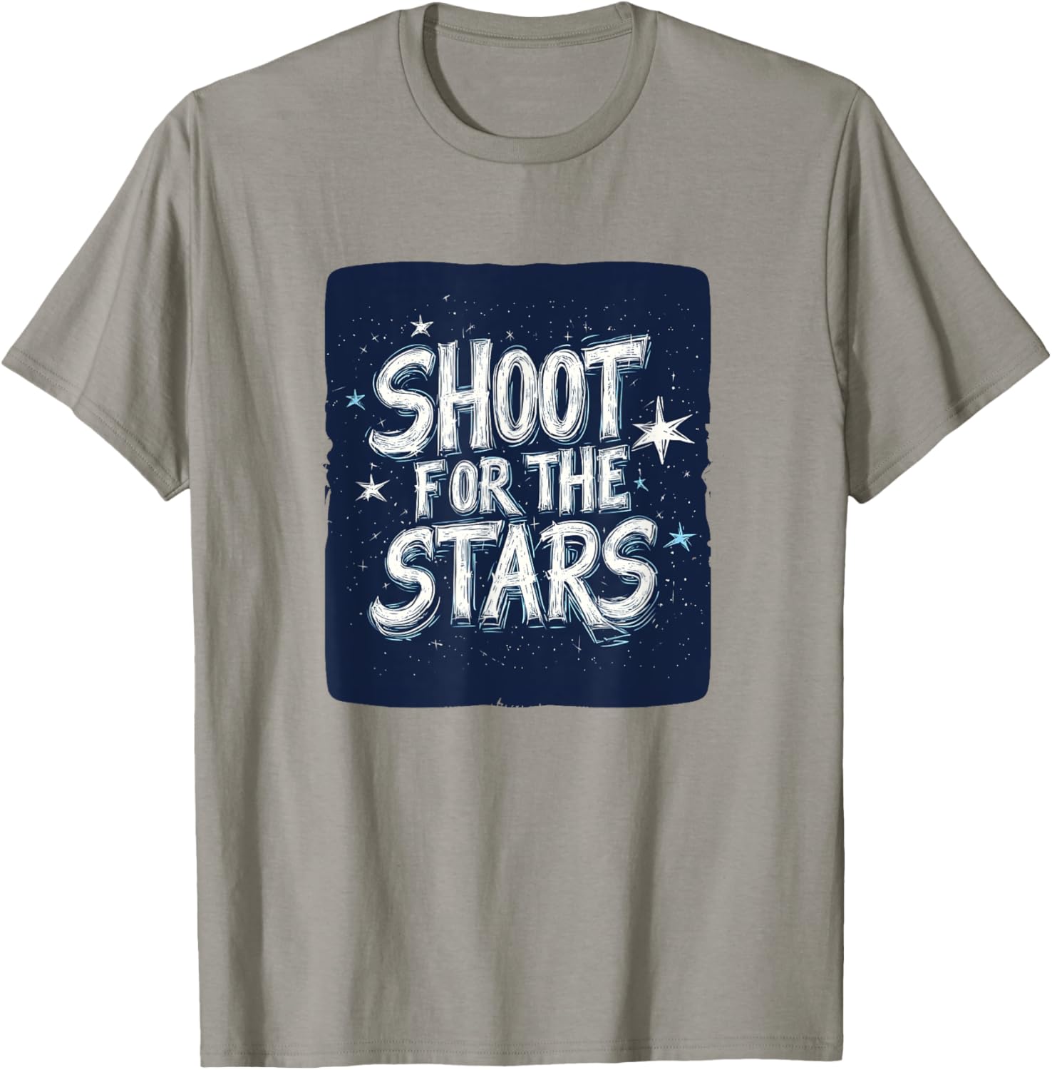 Awesome Shoot for the Stars Statement T-Shirt for Trendy Style - 9