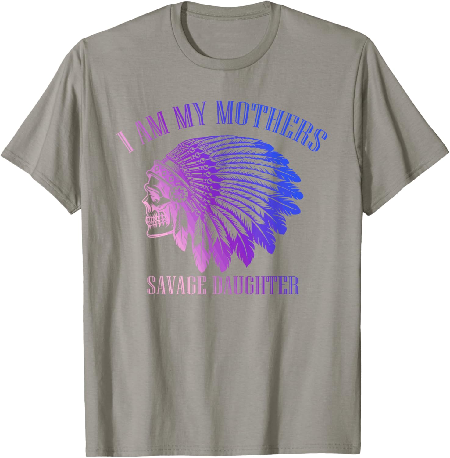 Savage Daughter Apache Skull T-Shirt for Bold Mother-Daughter Style - 21