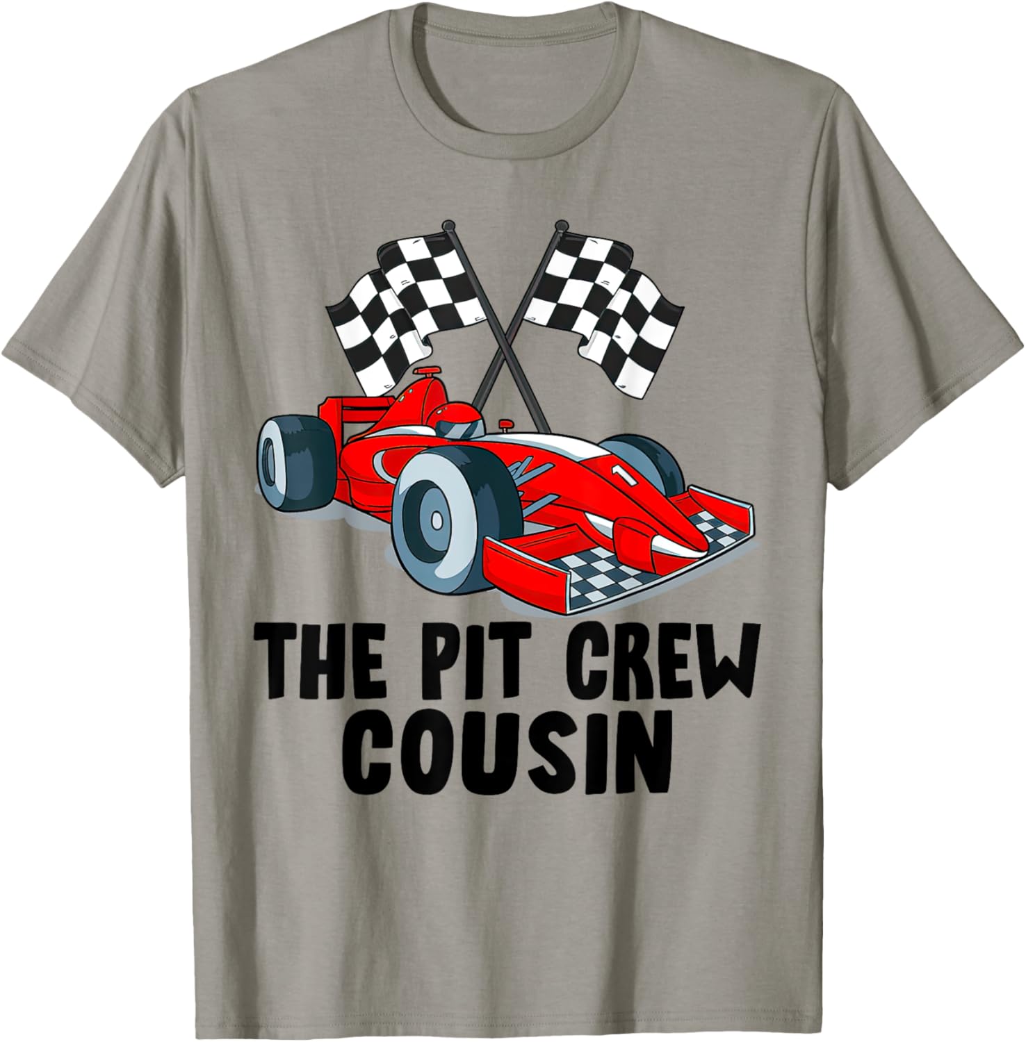 Cousin Pit Crew Racing Family T-Shirt for Car Birthday Party Fun - 15