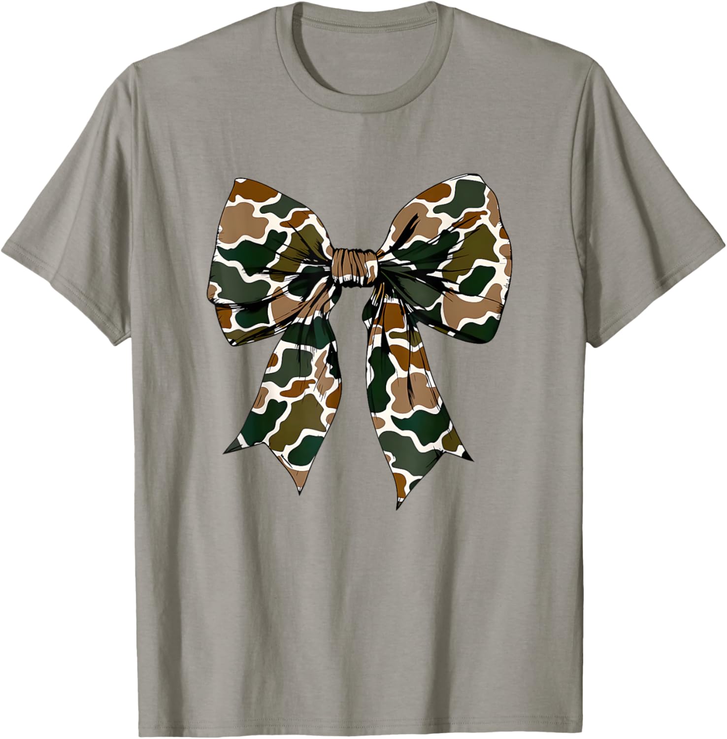 Camo Bow Coquette Duck Hunting T-Shirt for Stylish Outdoor Enthusiasts - 20