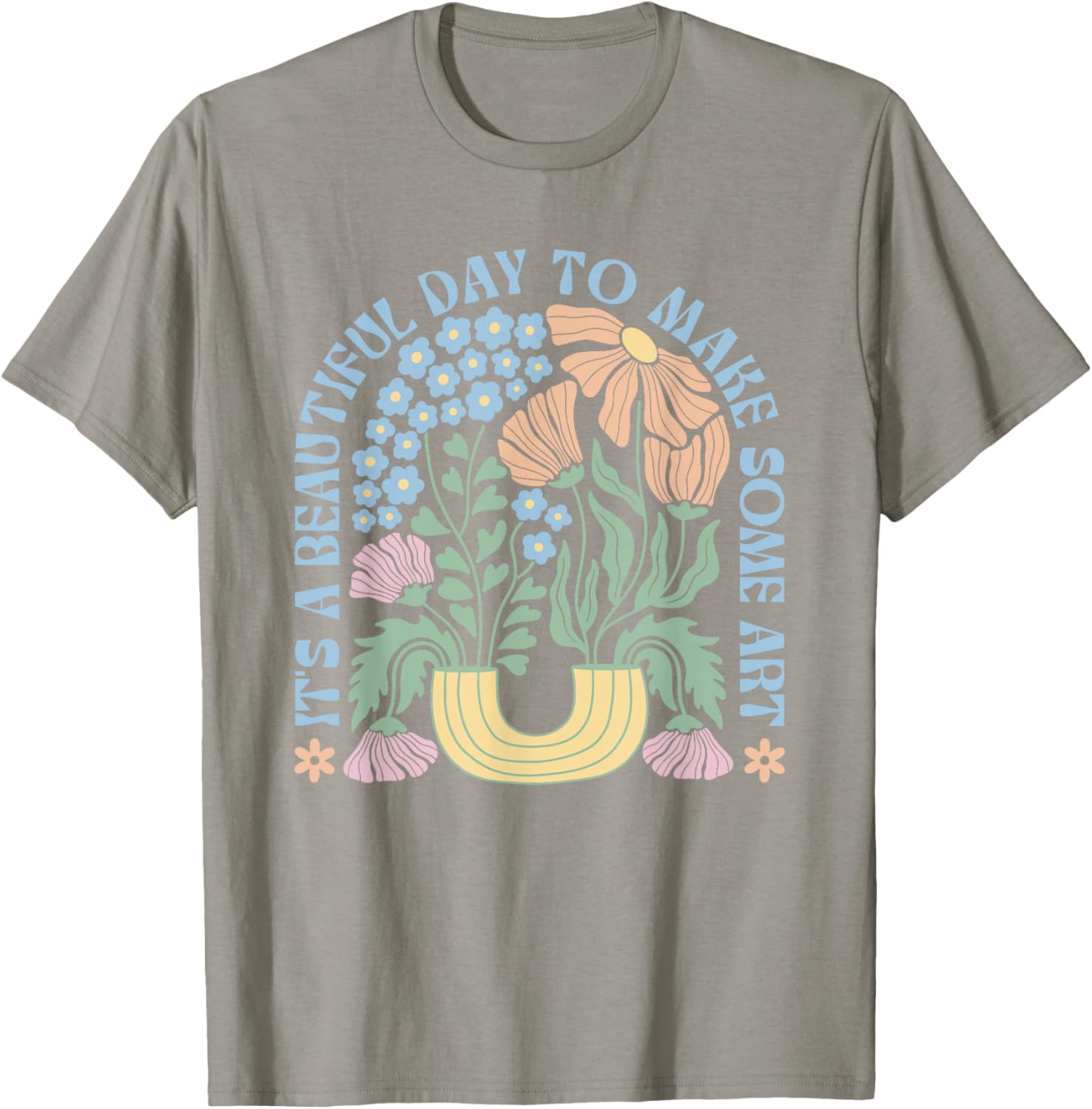 Artistic Gift T-Shirt It's a Beautiful Day to Create for Artists - 2