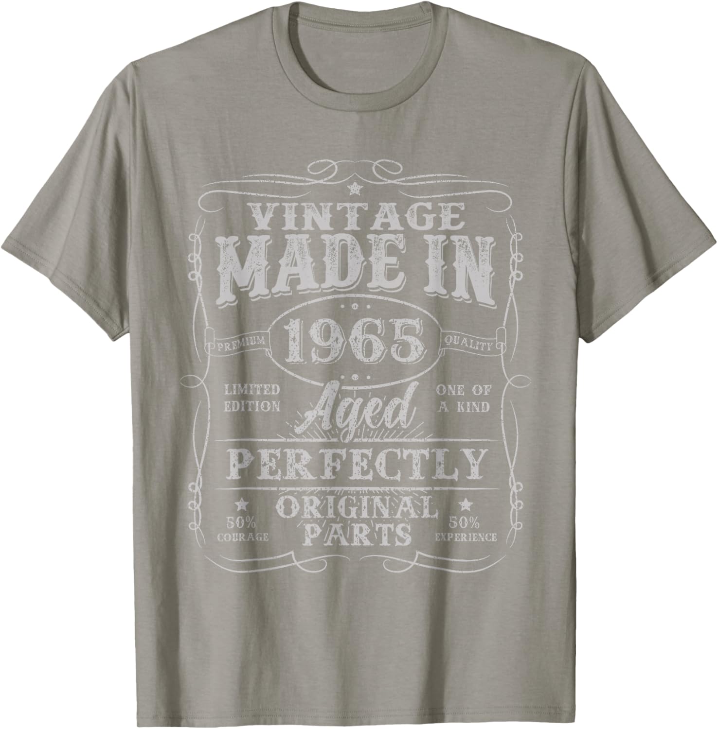 60 Years Old Vintage 1965 Birthday T-Shirt for Men Classic Style - 5