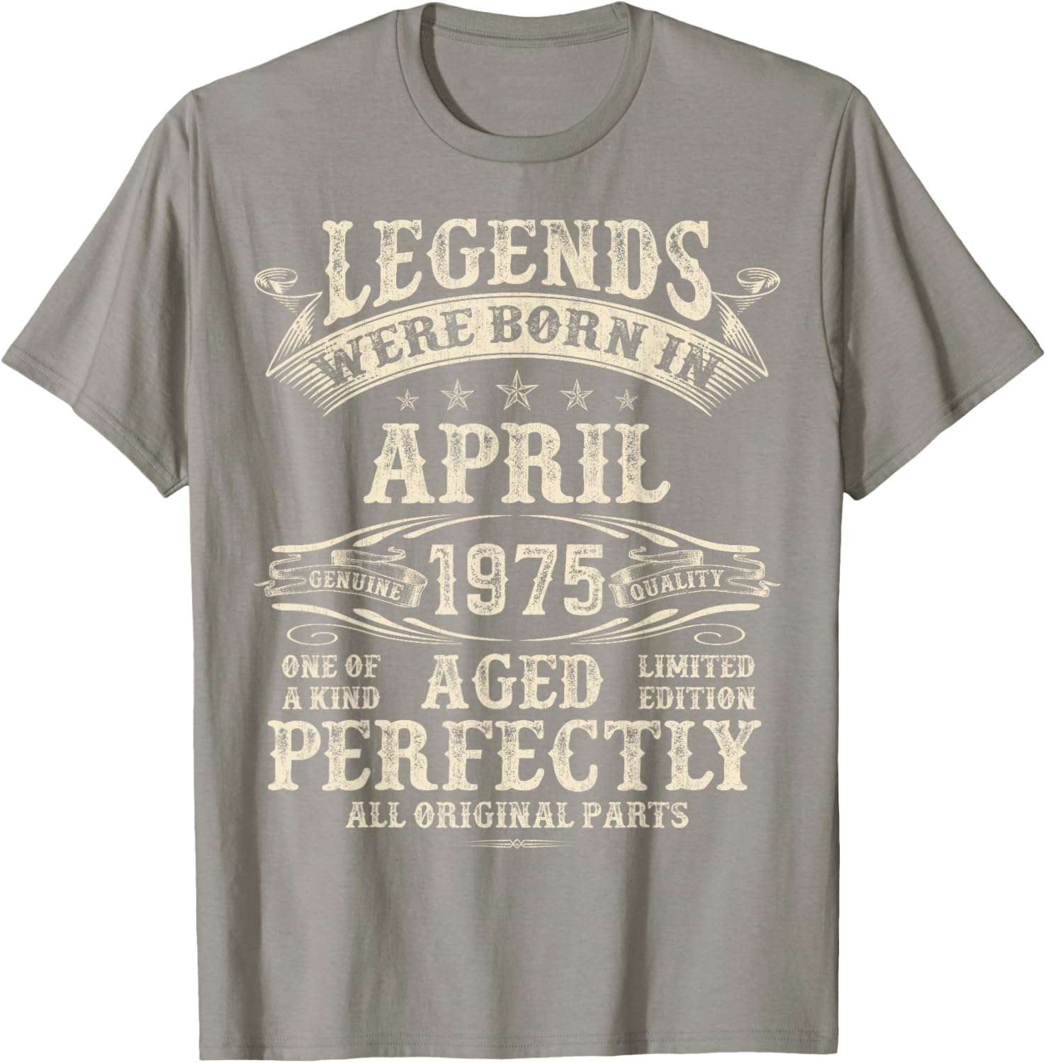 50th Birthday Gift for Men - Classic April 1975 T-Shirt for Him - 2