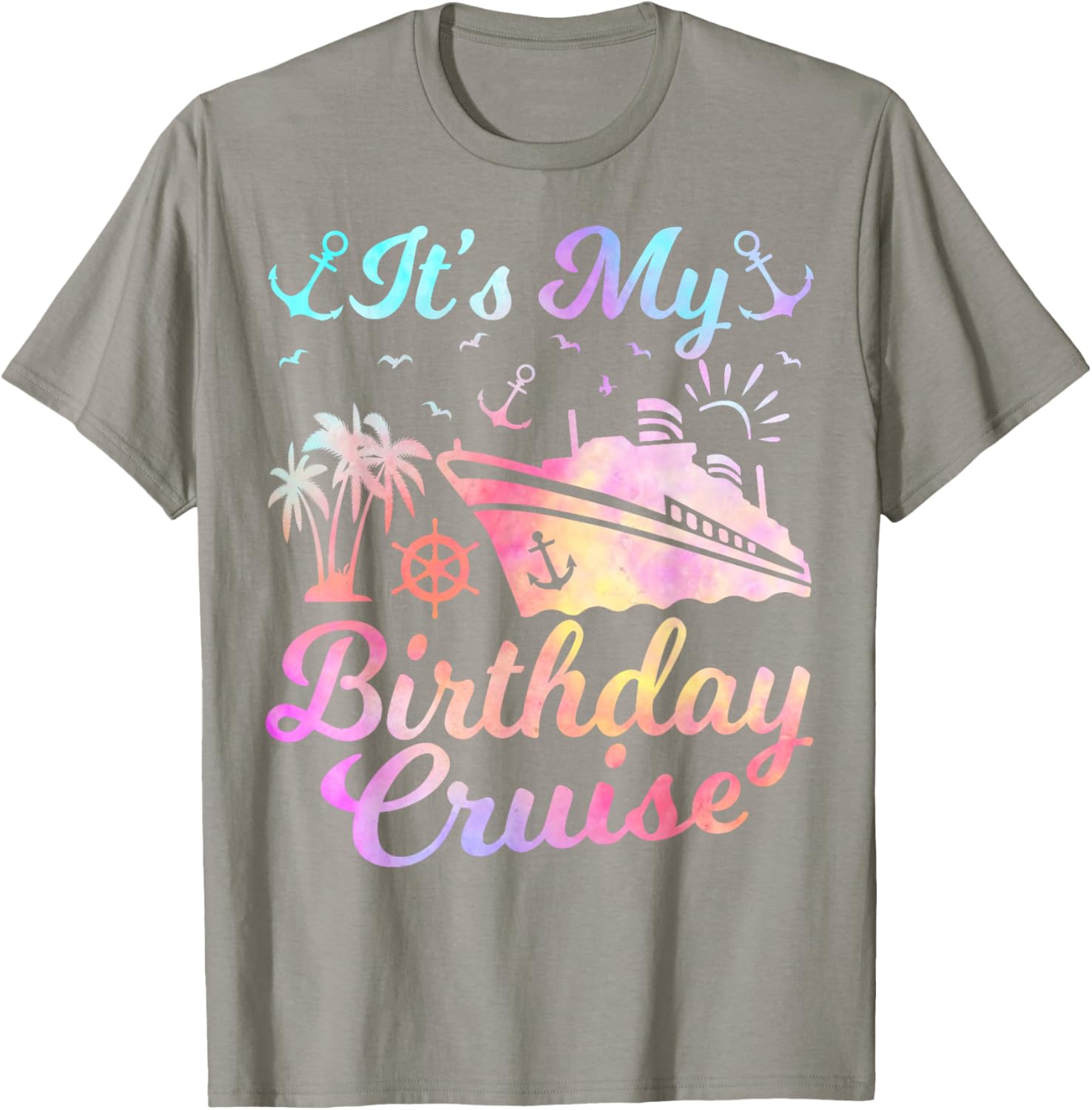 Fun Birthday Cruise Vacation T-Shirt for Men and Women - Perfect Party Apparel - 15