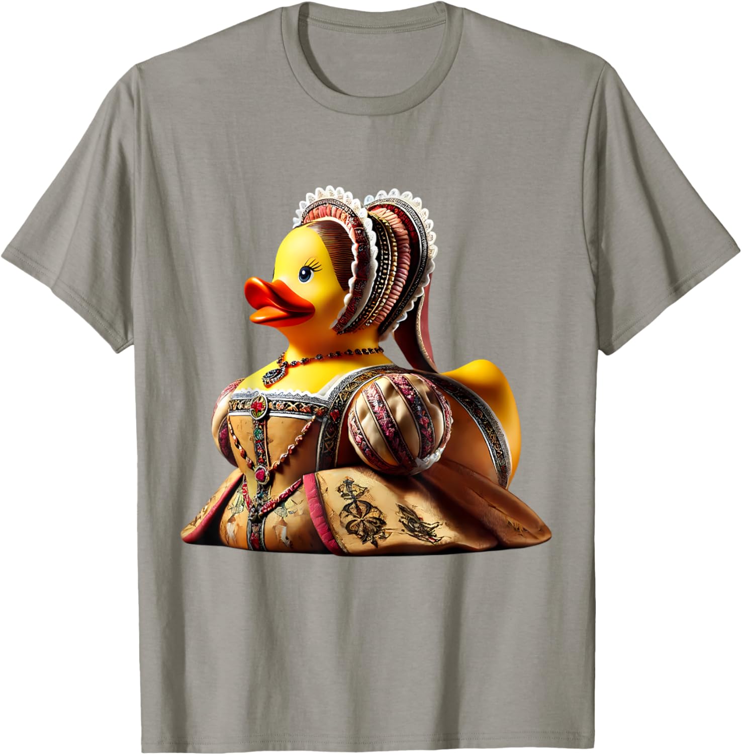 Rubber Duck Anne Boleyn T-Shirt Fun Historical Figure Apparel - 25