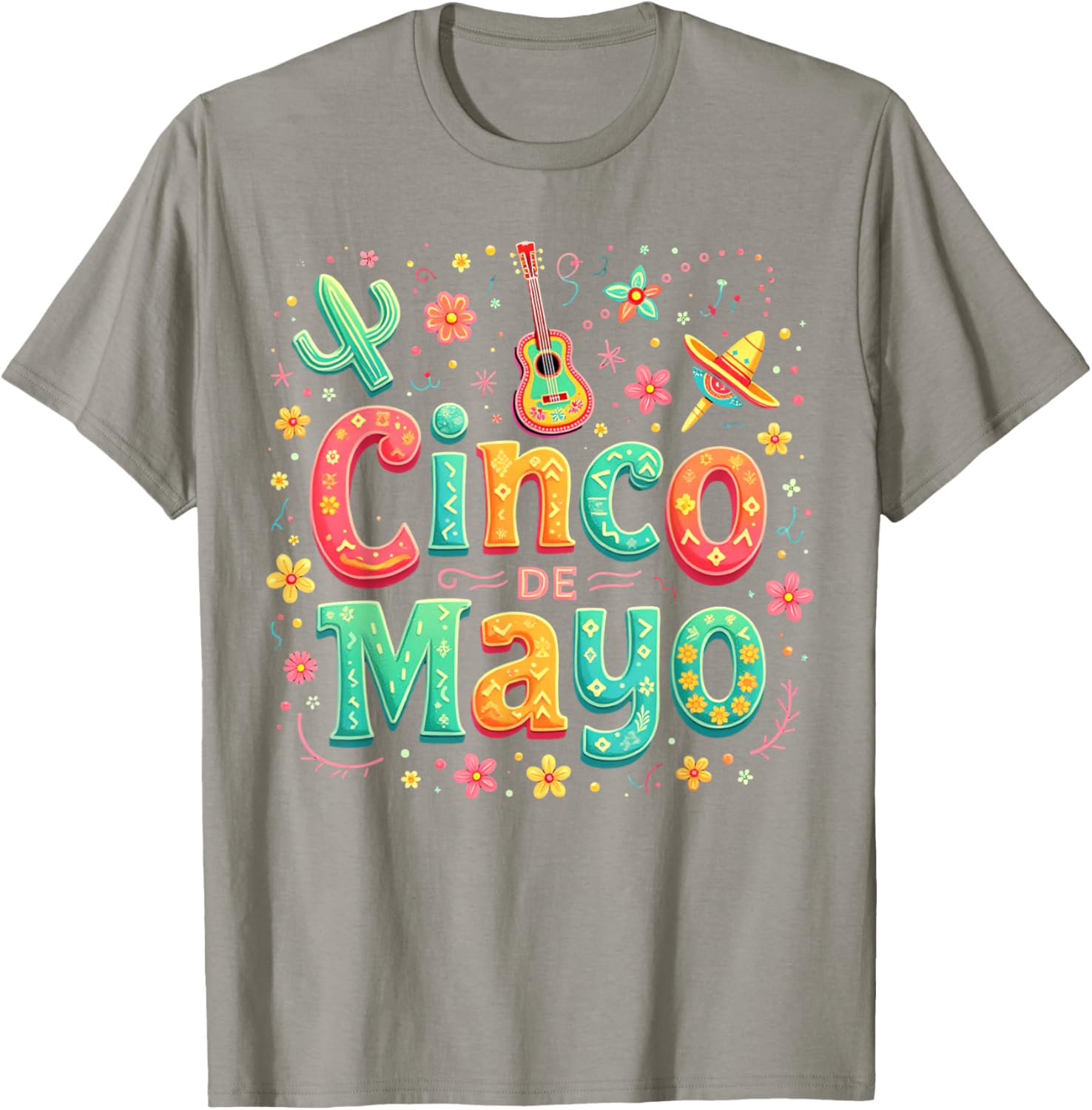 Cinco De Mayo Family Matching Let's Fiesta T-Shirt for Celebration Fun - 25