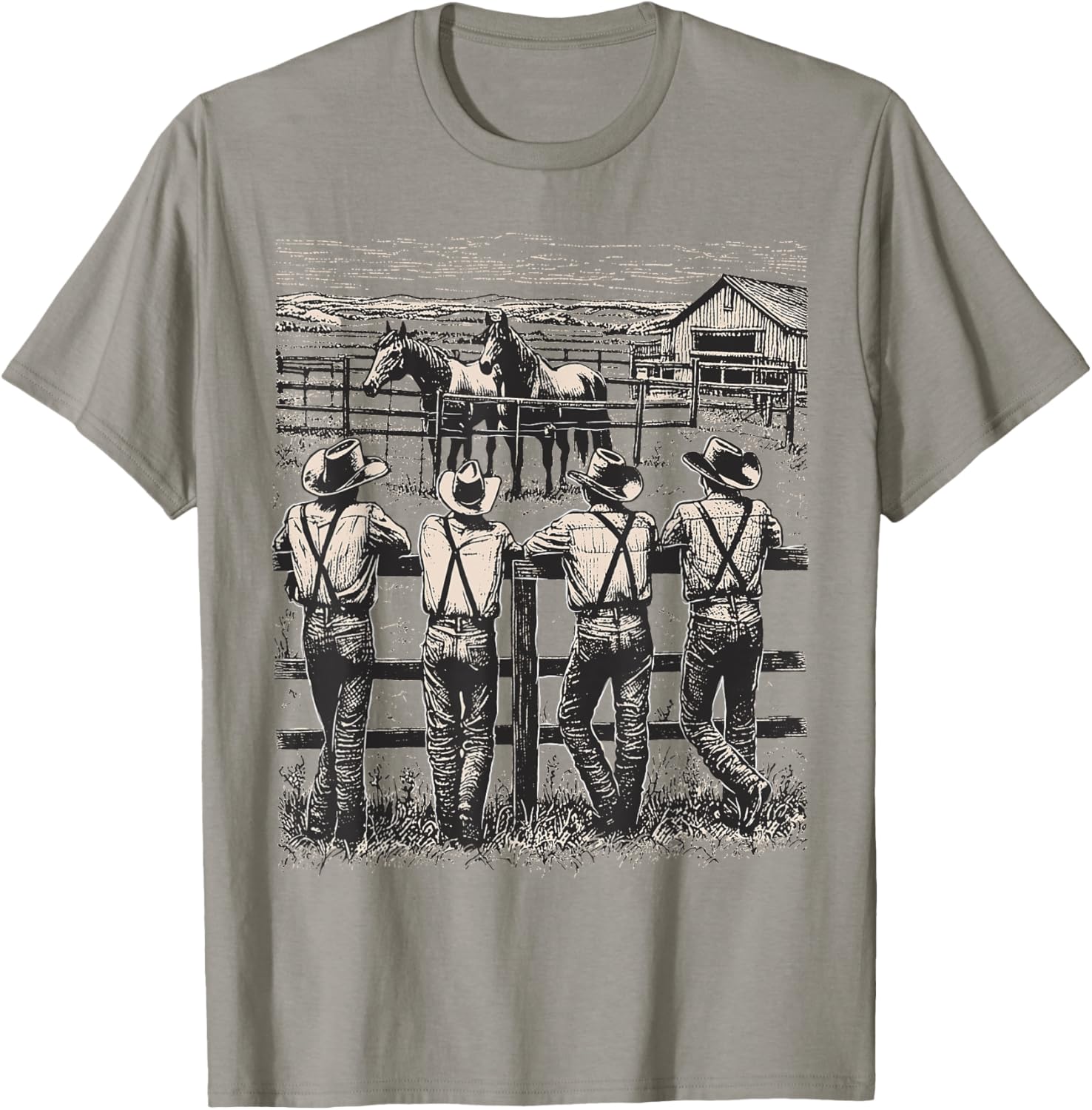 Vintage Western Cowboy Howdy Rodeo T-Shirt for Men and Women - 3