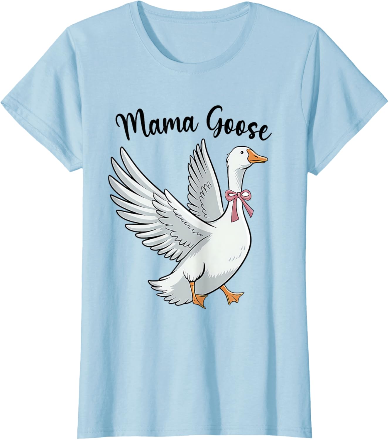 Funny Mama Goose T-Shirt for Moms - Silly Mothers Day Humor Gift - 5