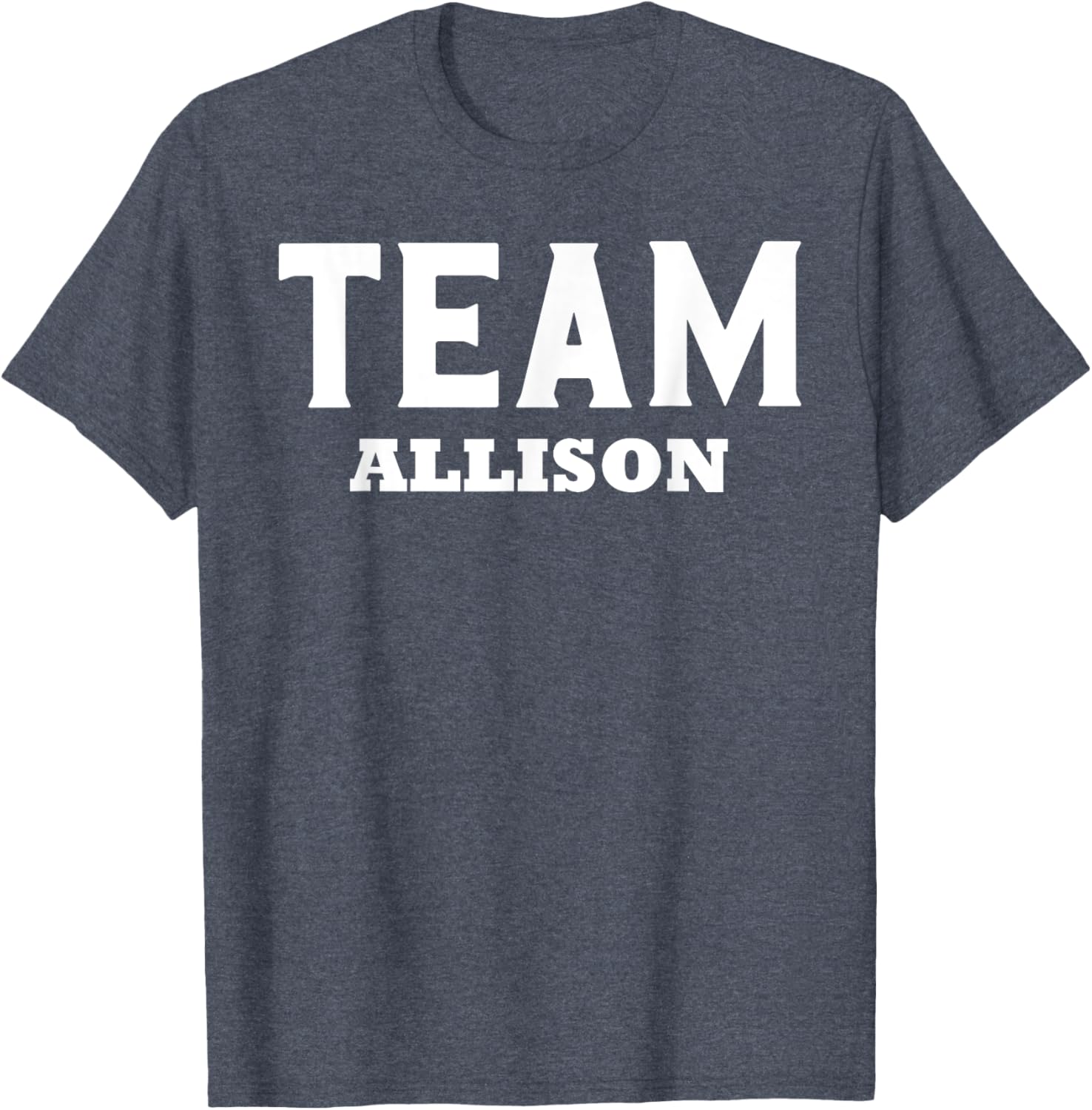Team ALLISON T-Shirt Personalized Name Support for Fans and Friends - 9