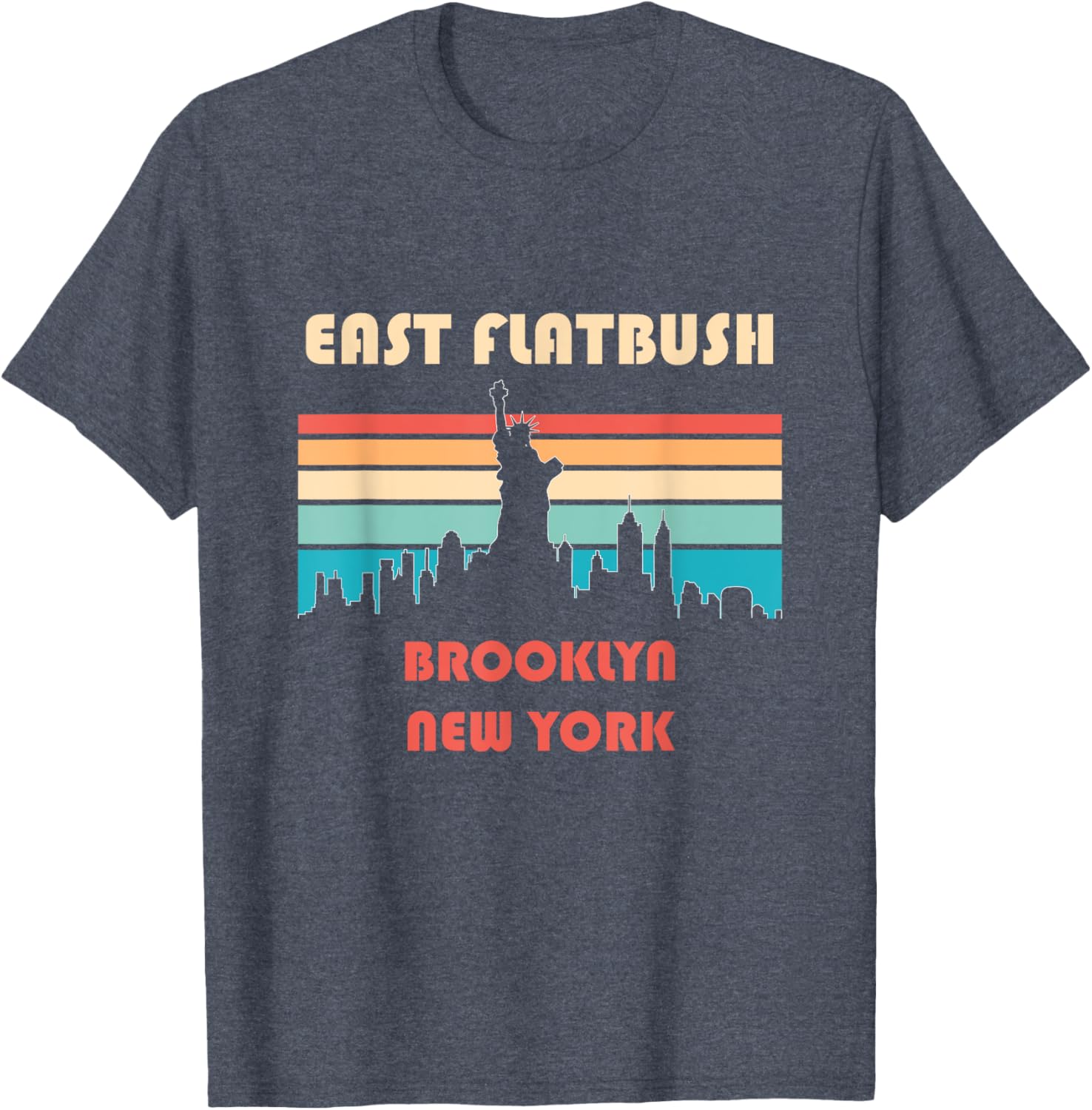 East Flatbush Brooklyn Retro Vintage T-Shirt Perfect for Any Wardrobe - 1