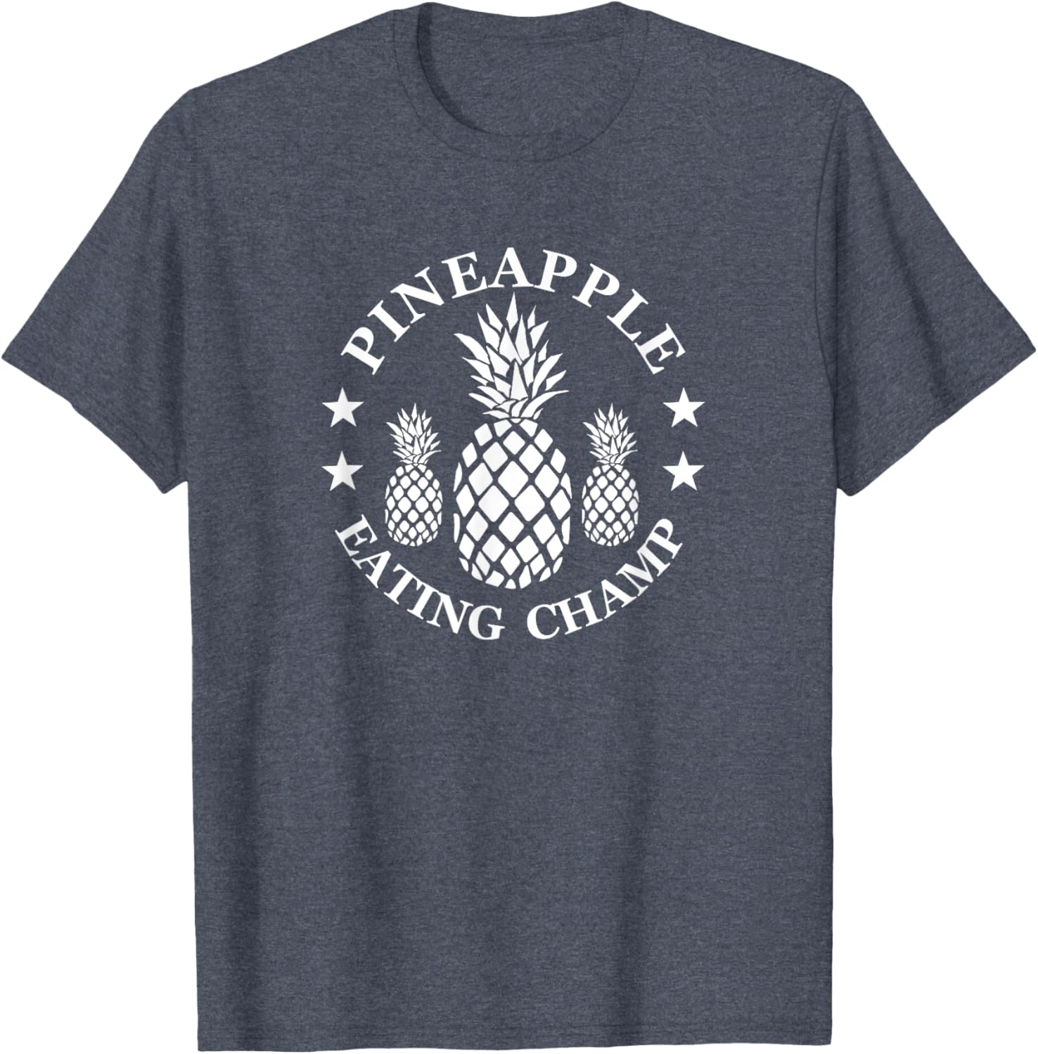 Tropical Pineapple Eating Champion T-Shirt for Fun Summer Style - 22