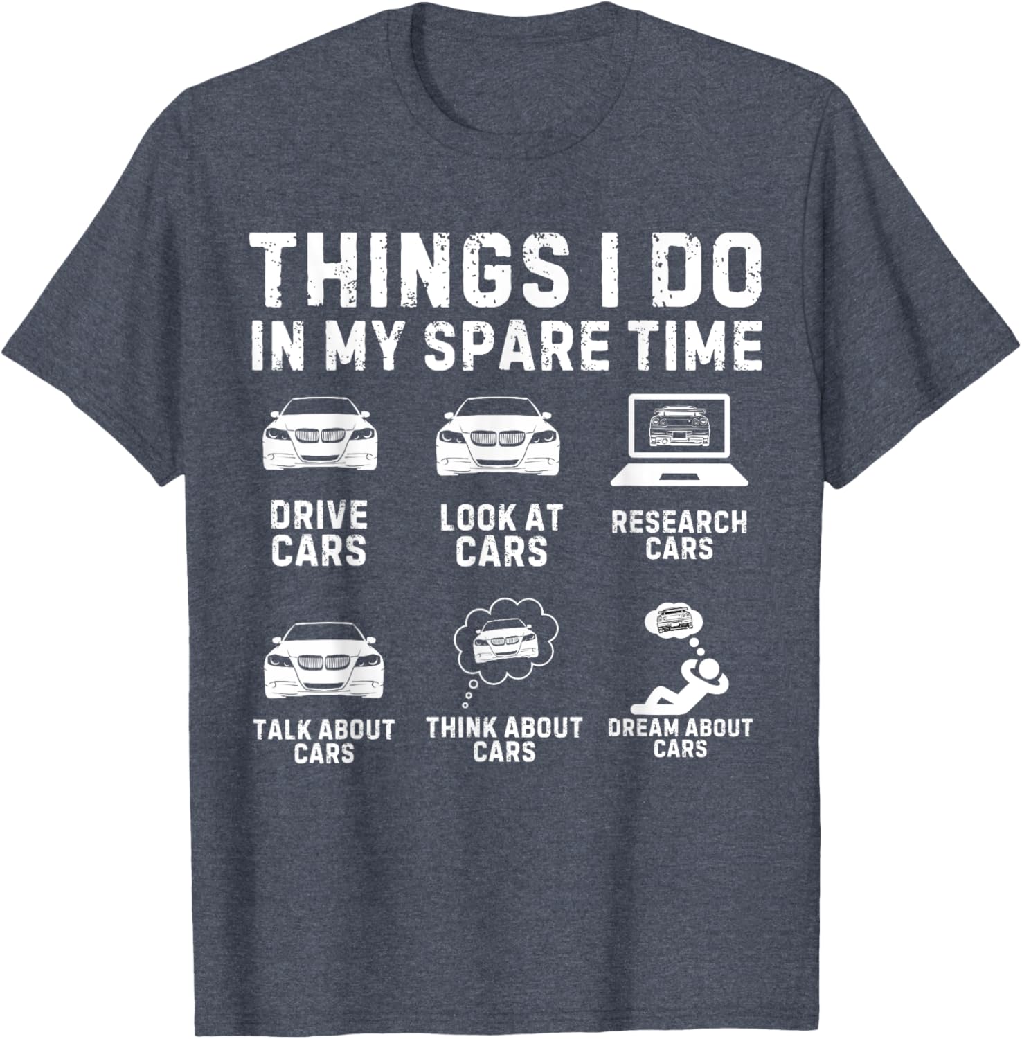 Car Enthusiast Men's T-Shirt for Spare Time Fun and Style - 4