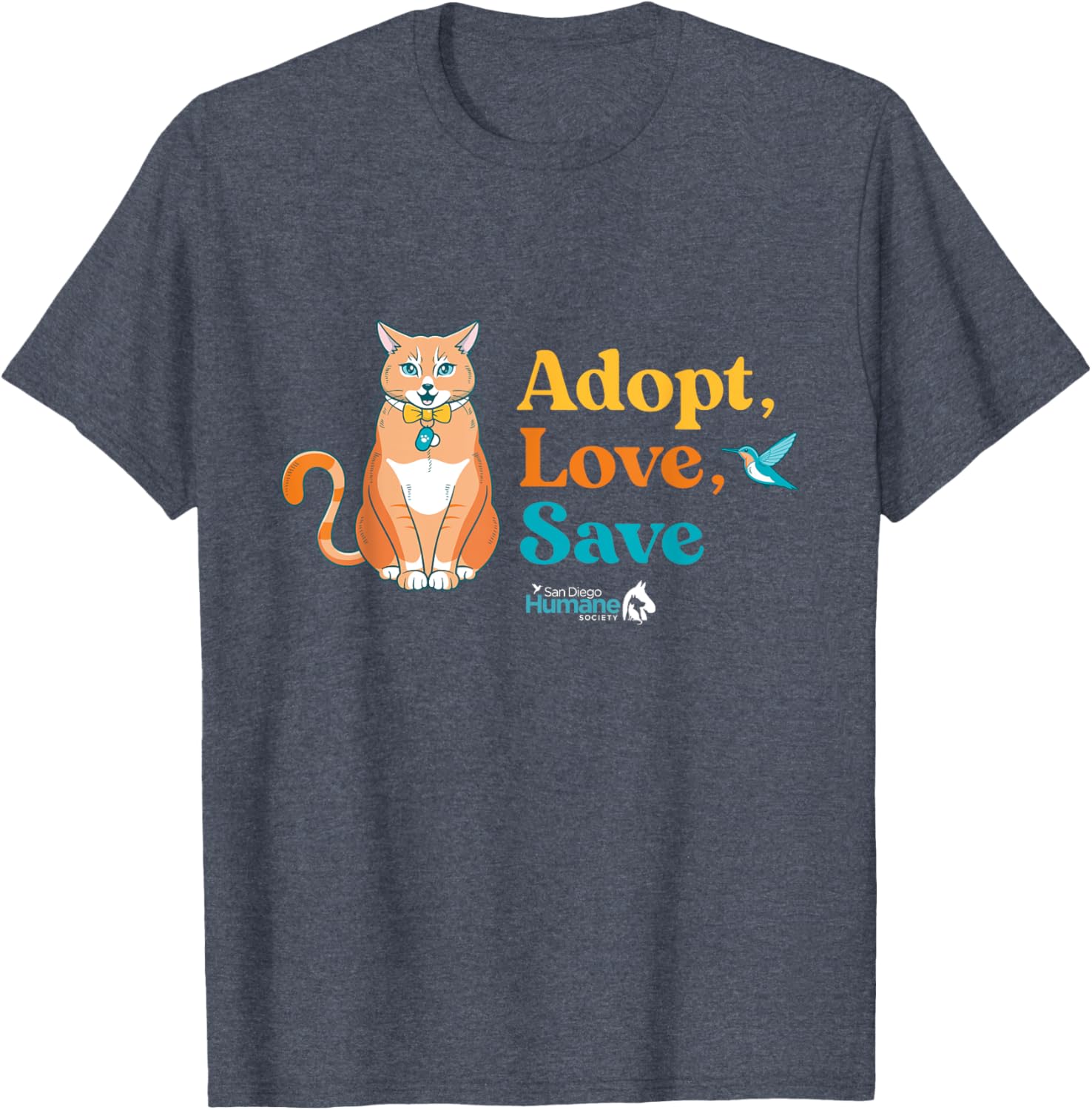 Adopt Love Save Rescue Cat T-Shirt for Men and Women - Perfect Gift! - 2