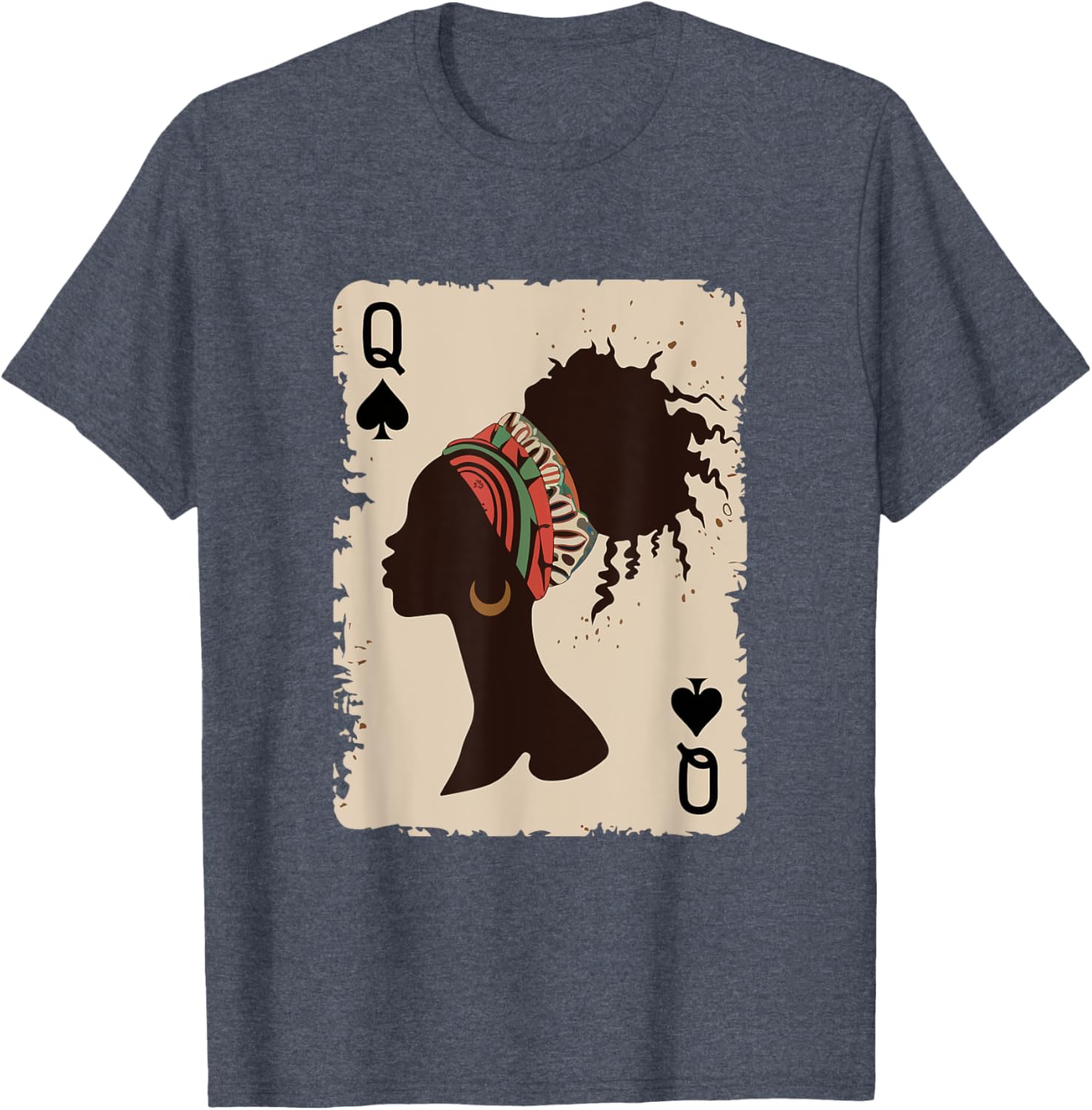 Black Queen Afro T-Shirt Proud Melanin Design for African American Women - 6