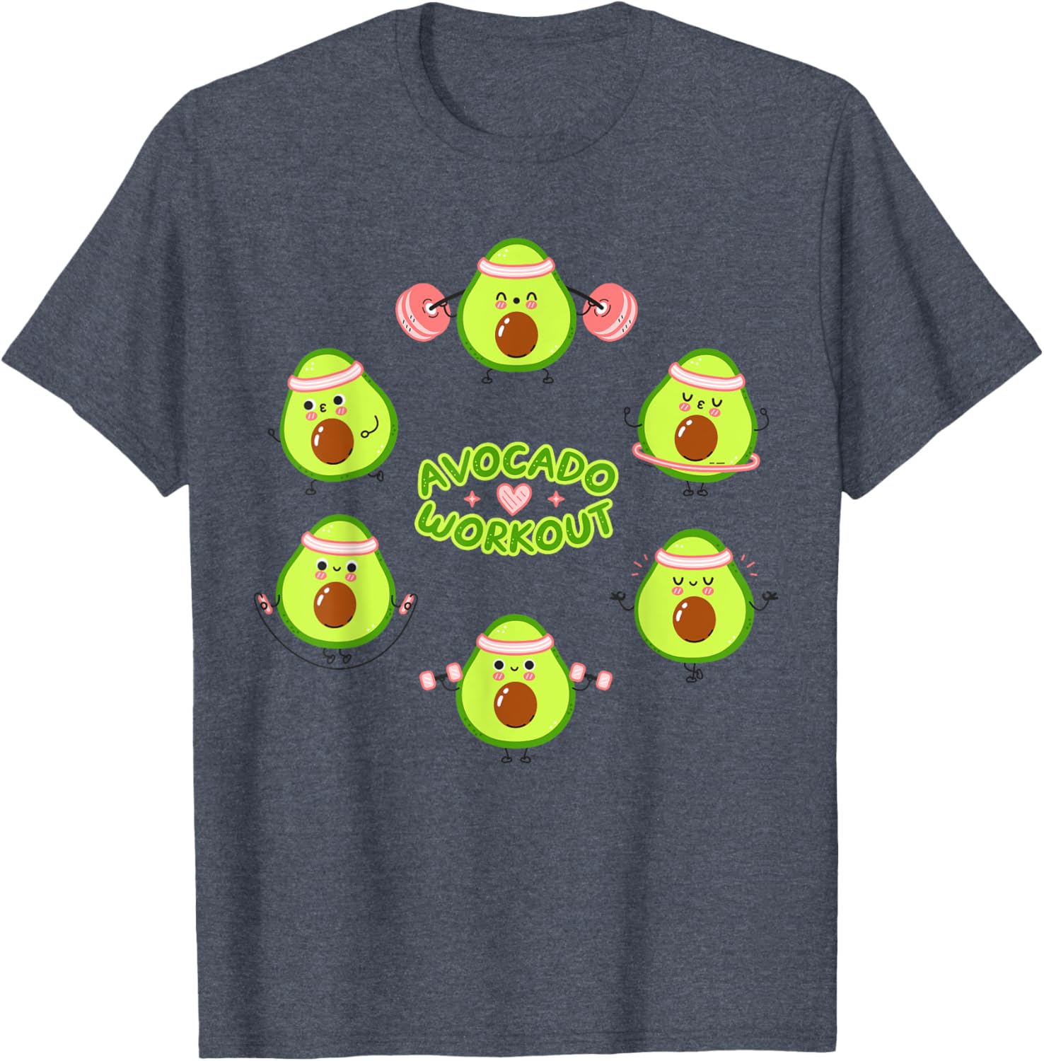 Avocado Workout Guacamole T-Shirt for Vegan Mexican Food Lovers - 18