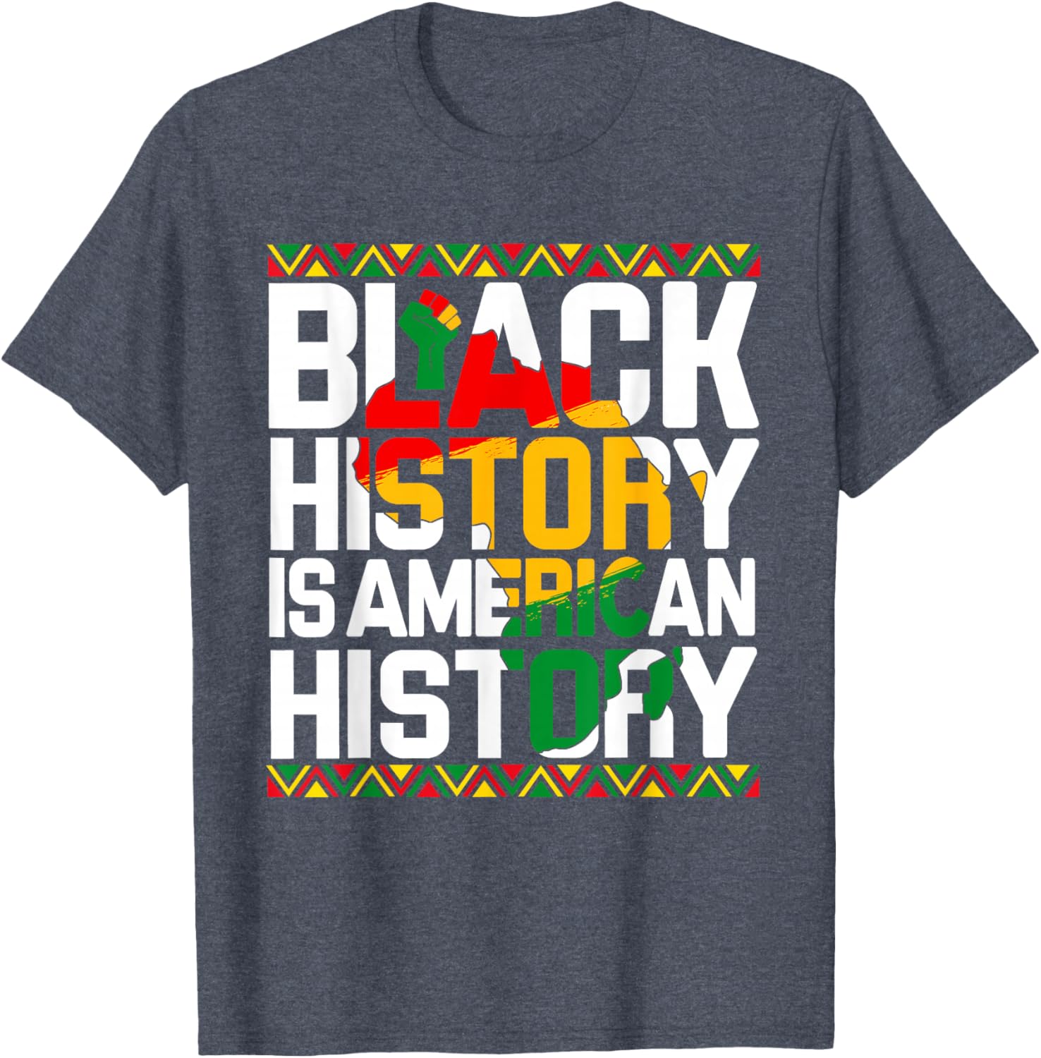 Black History is American History T-Shirt for Melanin Pride and Unity - 8
