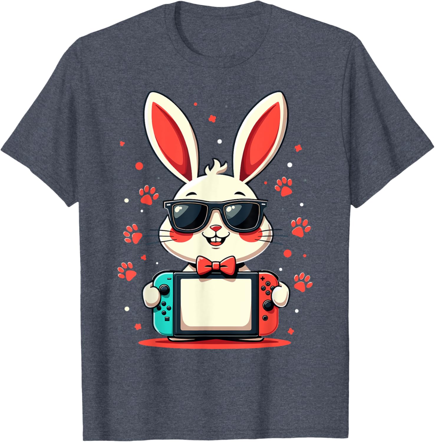 Cute Bunny Gaming Controller T-Shirt for Easter Gamer Boys Gifts - 24