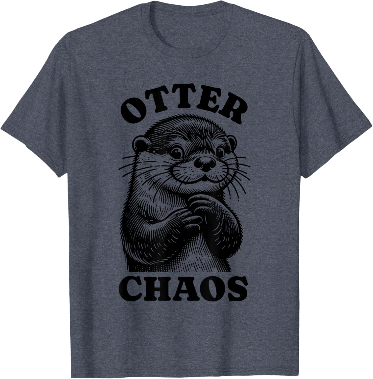 Silly Otter Chaos T-Shirt for Fun-Loving Animal Lovers - 3