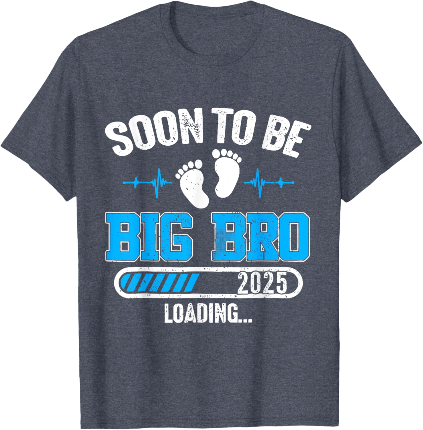 Soon To Be Big Brother 2025 Loading Pregnancy Announcement T-Shirt - 23