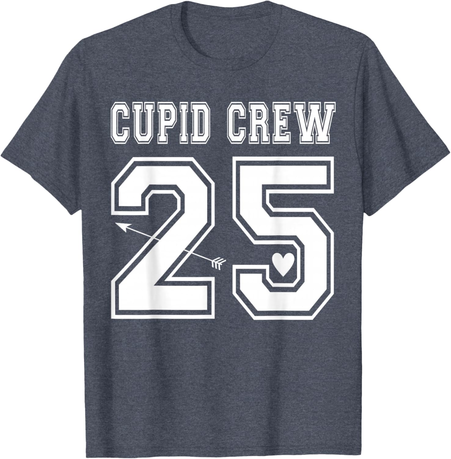 Cupid Crew 2025 Valentine's Day Love Sports Jersey Style T-Shirt - 22