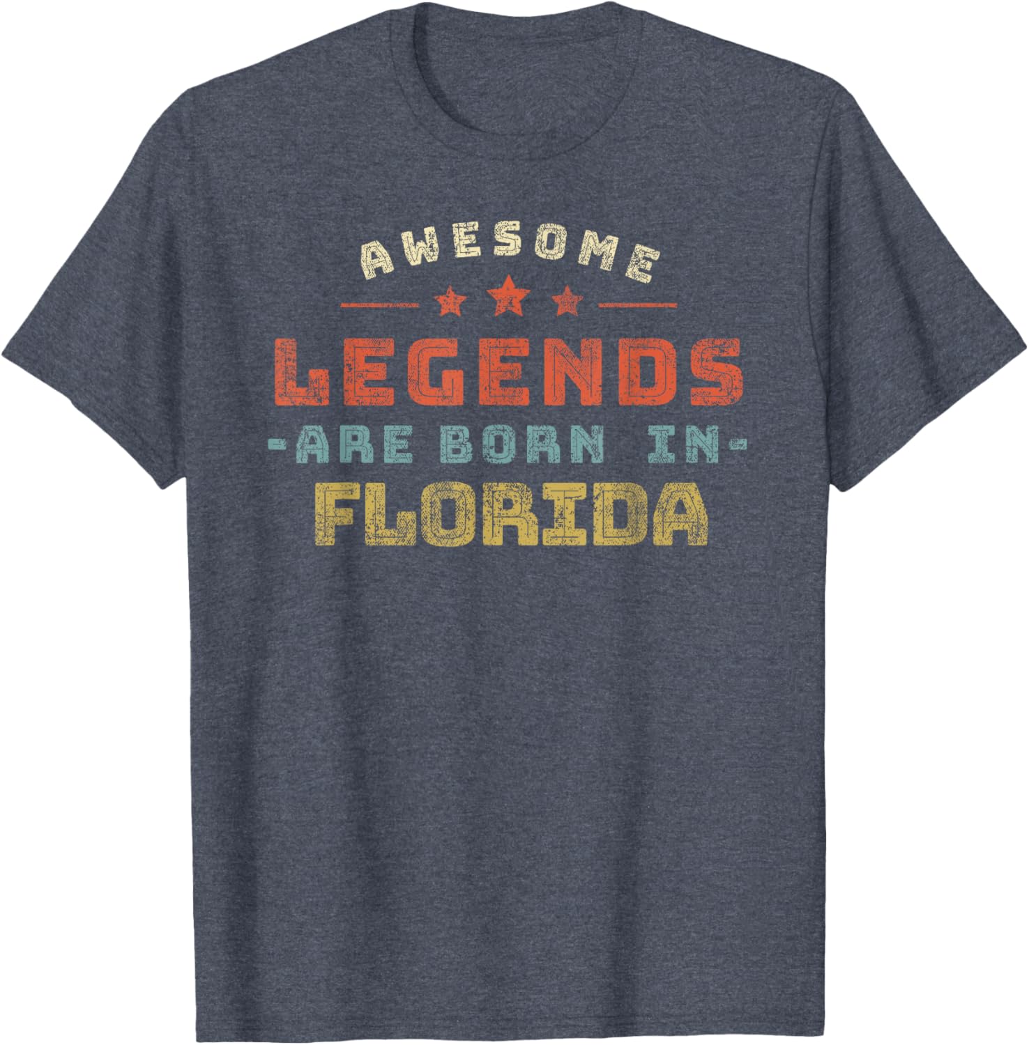 Vintage Florida Birthday T-Shirt for Men and Women - Unique Gift Idea - 1