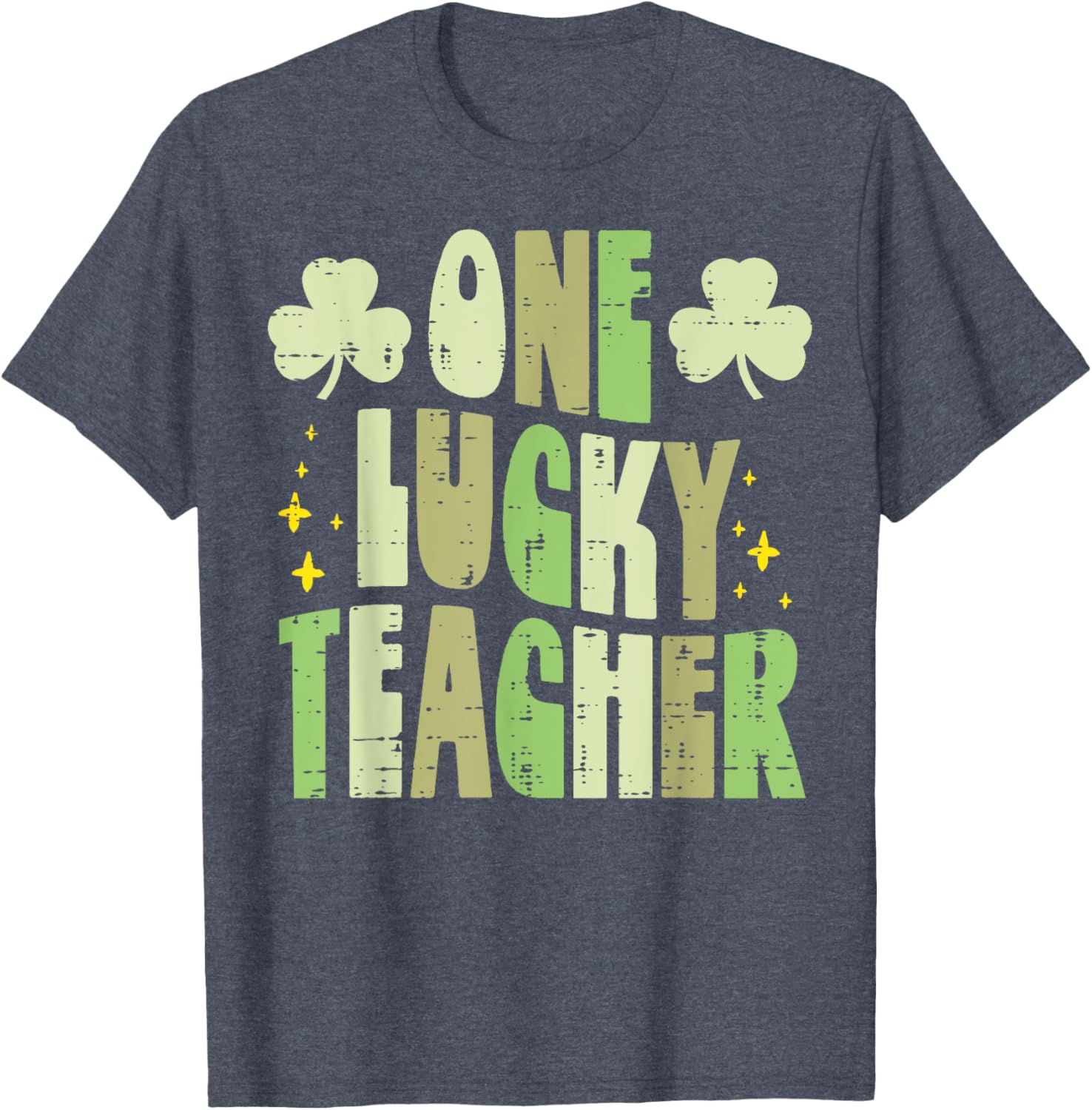 St Patricks Day One Lucky Teacher T-Shirt for Men and Women - 24