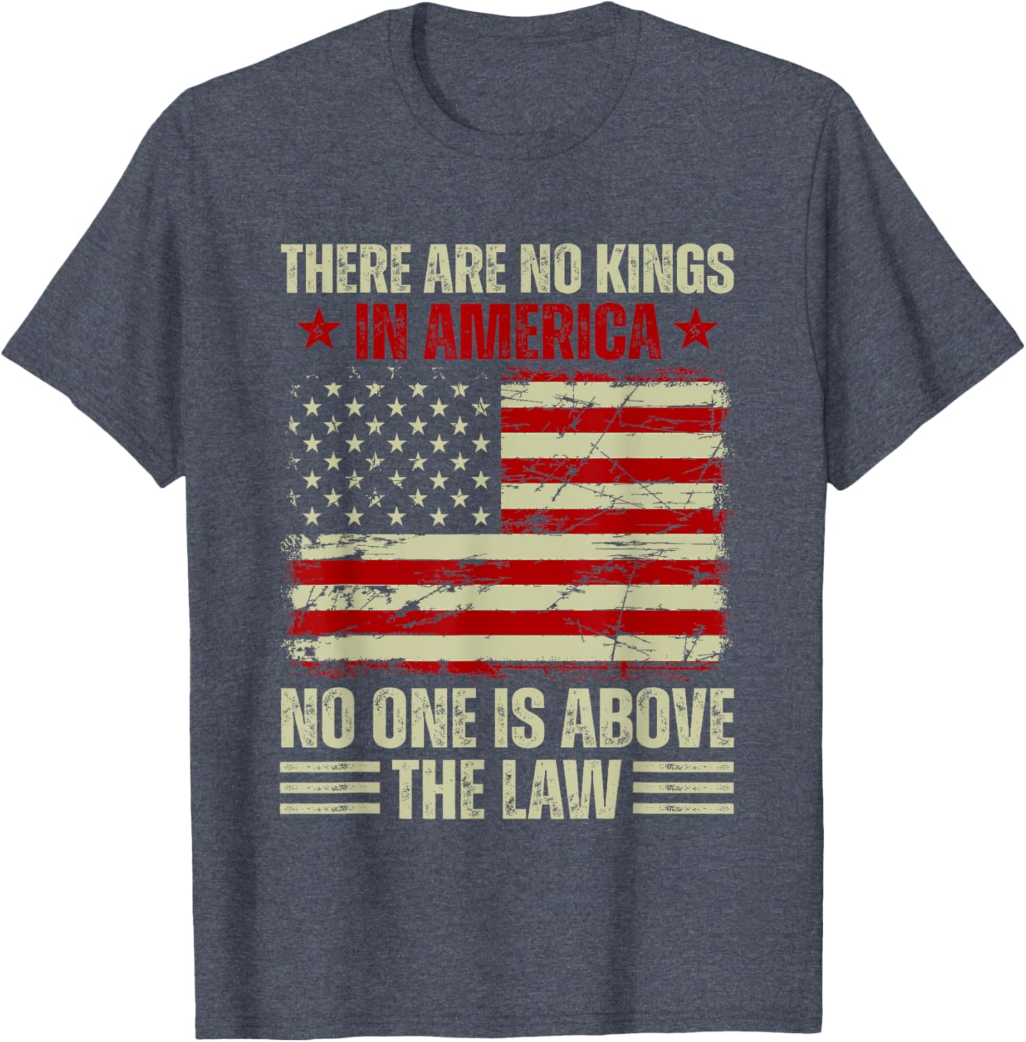 There Are No Kings In America T-Shirt - Stand For Justice and Equality - 22