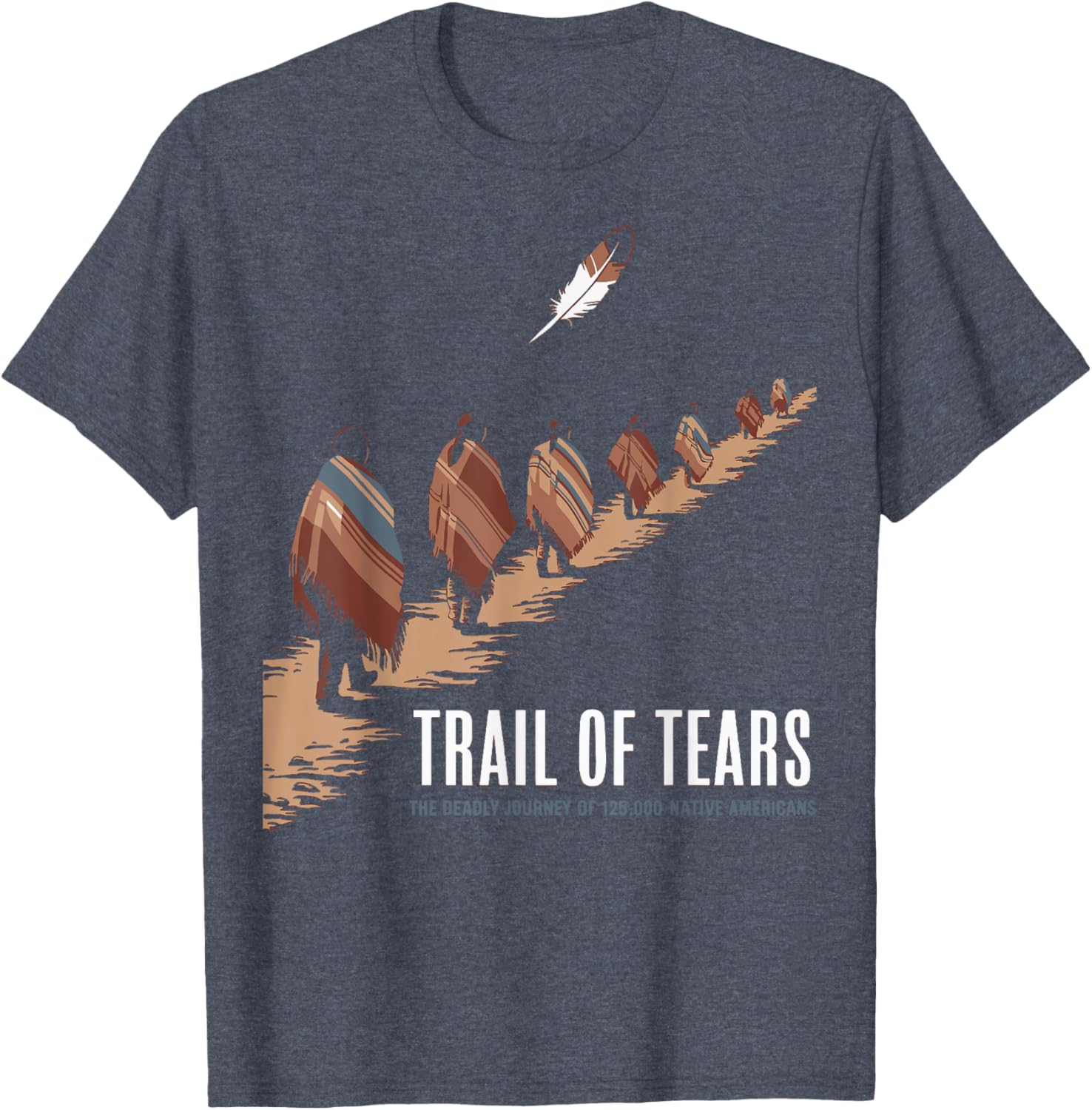 Trail Of Tears Native American Journey T-Shirt for Comfort and Style - 4
