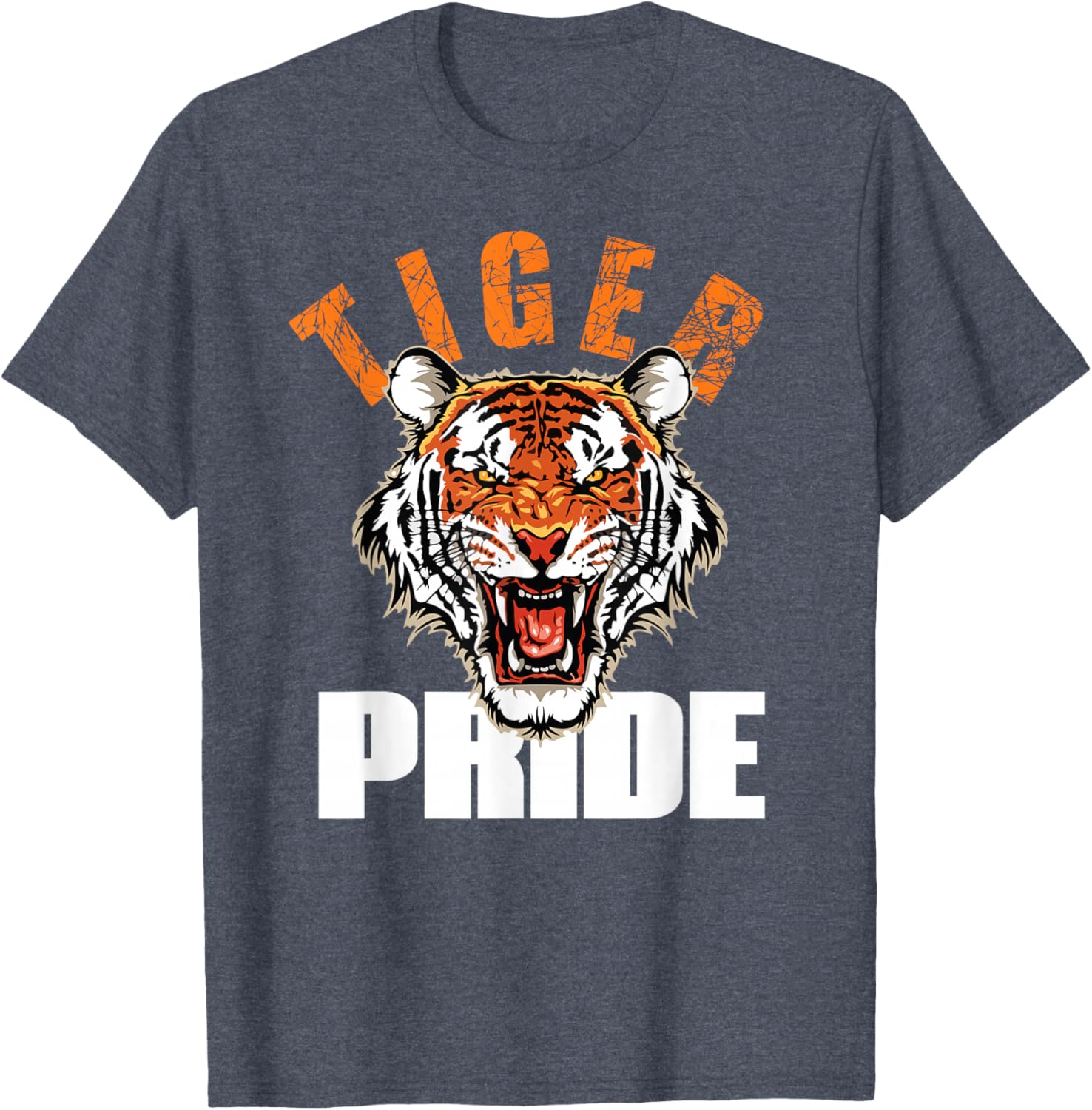 Retro Vintage Tiger Pride Mascot T-Shirt for School Sports Team Fans - 6