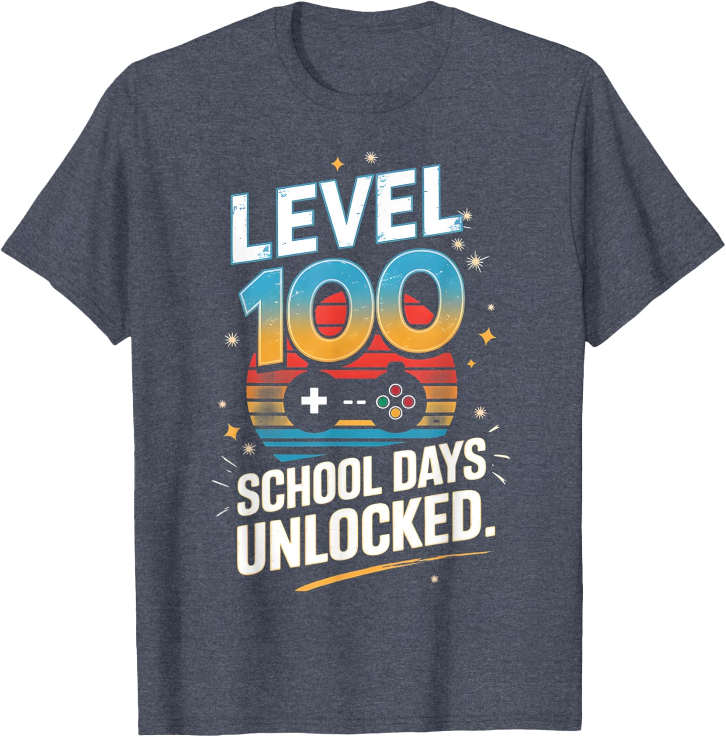 100 Days of School Unlocked T-Shirt Fun Gift for Students and Kids - 19
