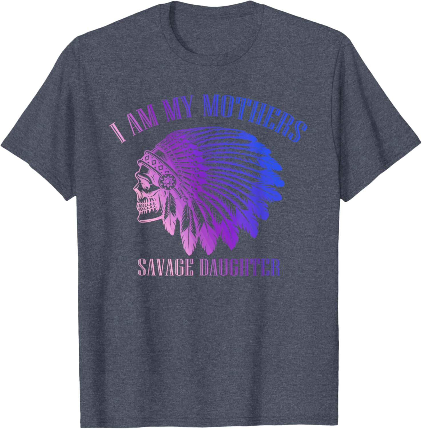 Savage Daughter Apache Skull T-Shirt for Bold Mother-Daughter Style - 9