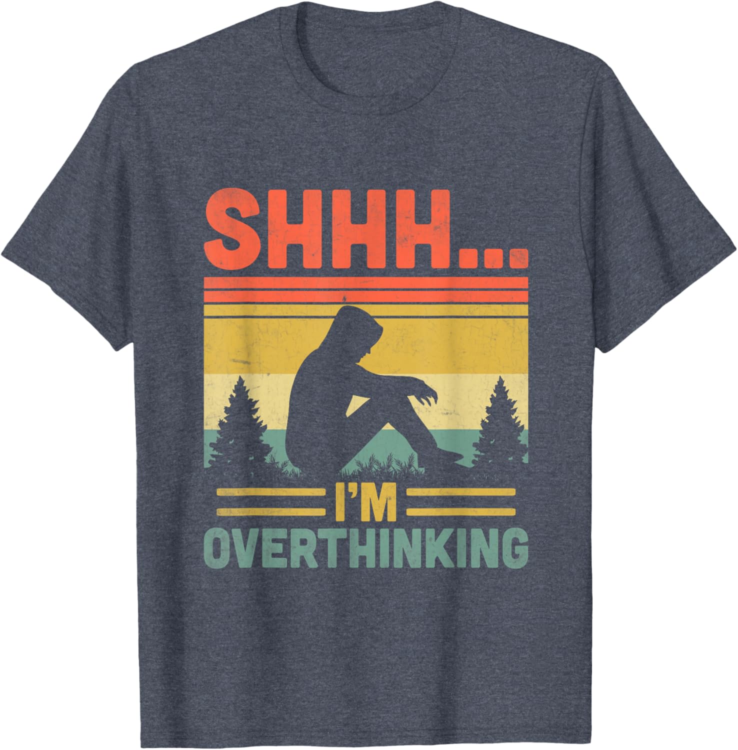 Shhh I’m Overthinking T-Shirt for Introverts – Funny & Cozy Apparel - 16