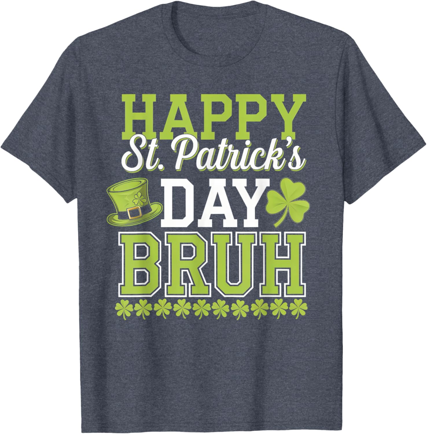 Bruh St Patricks Day T-Shirt for Boys and Teens Fun Green Tee - 4