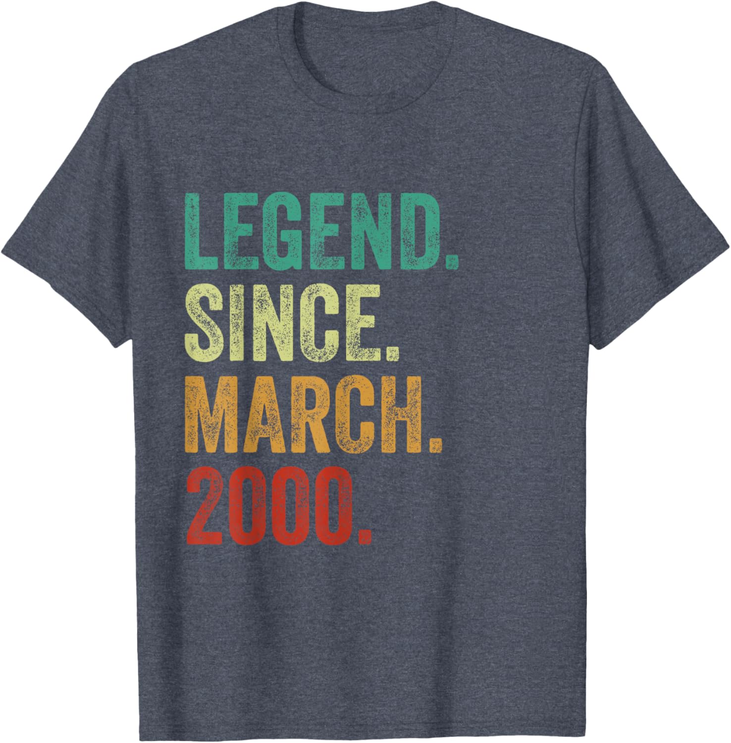 25th Birthday T-Shirt Celebrating 25 Years of Legend Since 2000 - 7