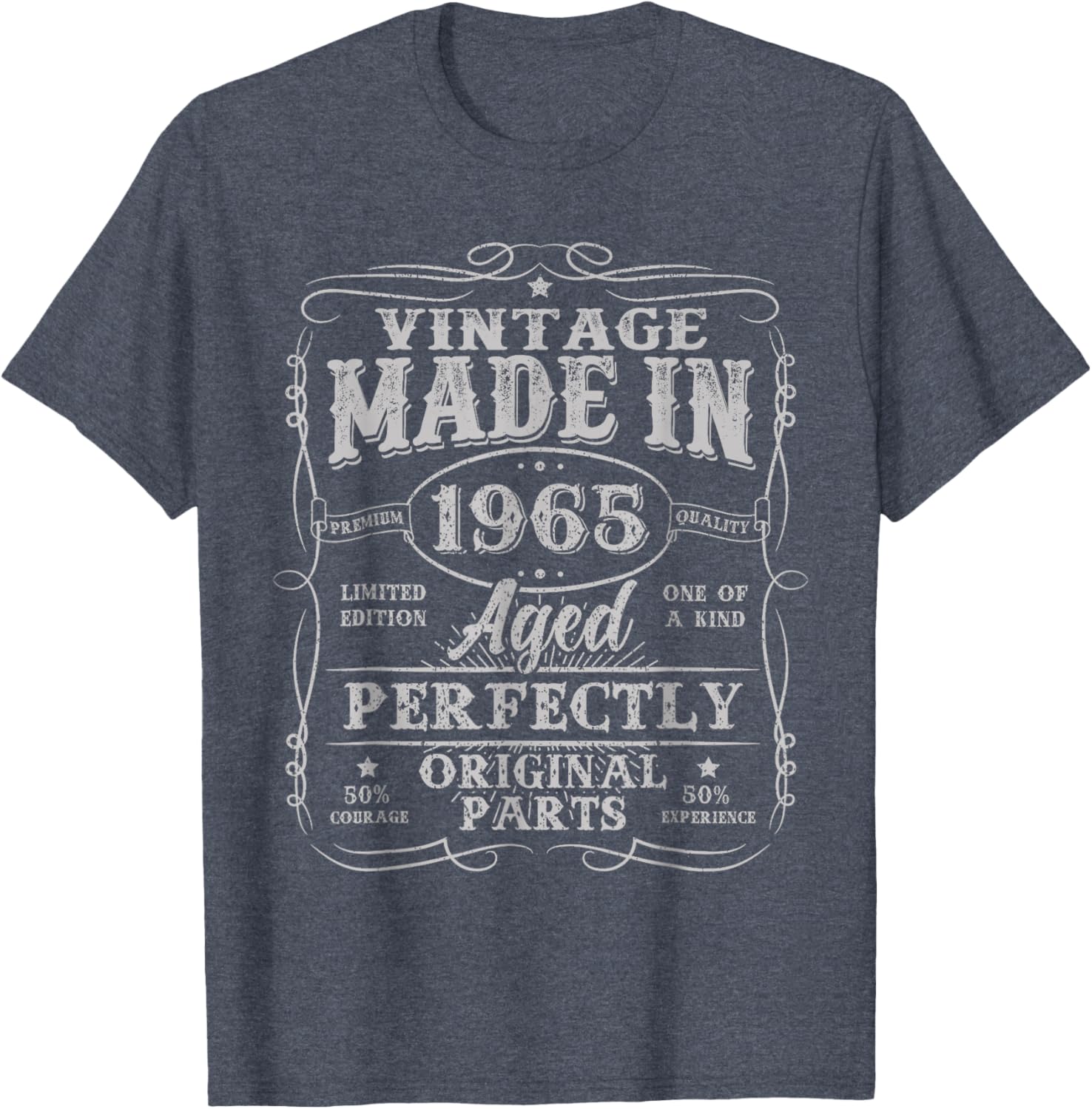 60 Years Old Vintage 1965 Birthday T-Shirt for Men Classic Style - 15