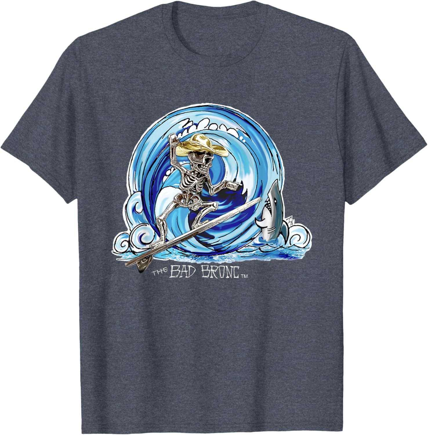 Surfin Cowboy Dude T-Shirt Fun and Stylish Apparel for Beach Lovers - 3