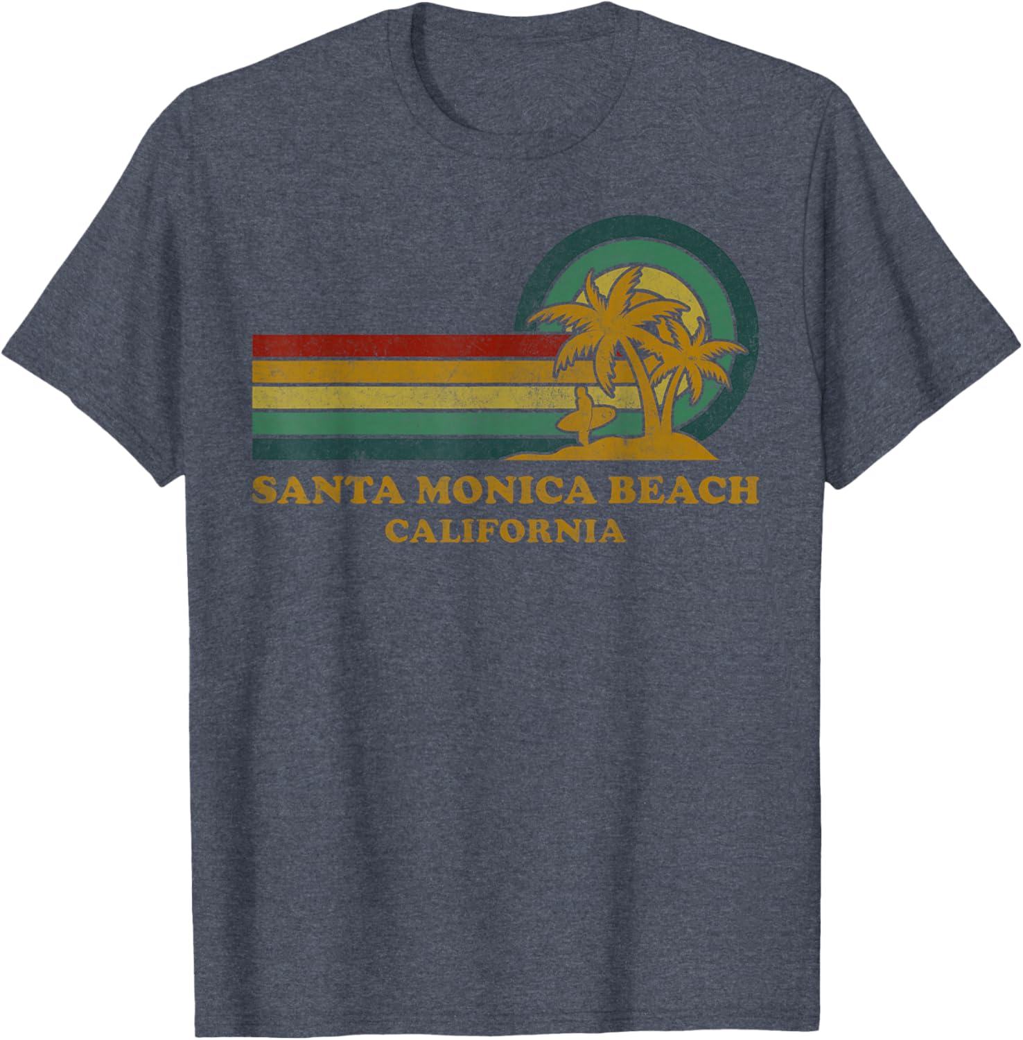 Santa Monica Beach Family Summer Vacation T-Shirt for Fun Days Out - 9