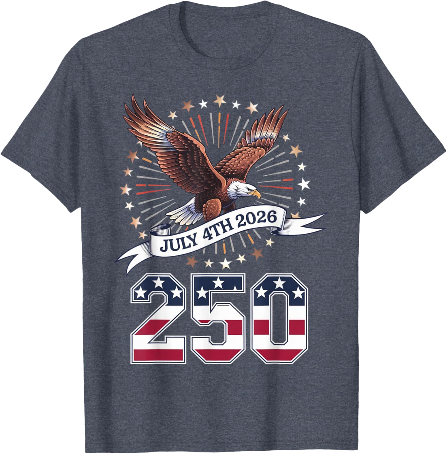 Celebrate 250 Years of Freedom with Our Patriotic July 4th T-Shirt - 3