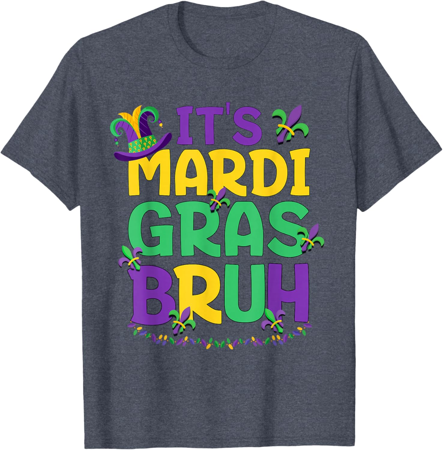 Cool Bruh Mardi Gras T-Shirt for Teens and Boys Celebrating Carnival Fun - 10