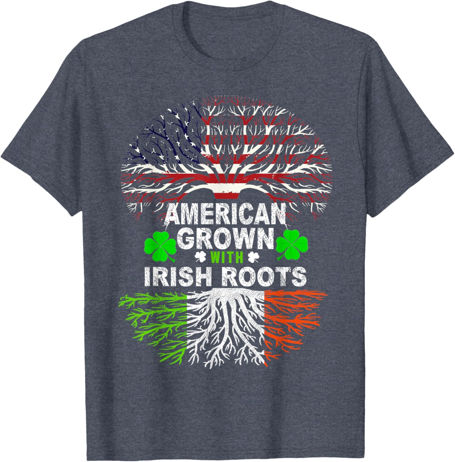 American Grown Irish Roots St. Patrick's Day T-Shirt for Festive Fun - 25