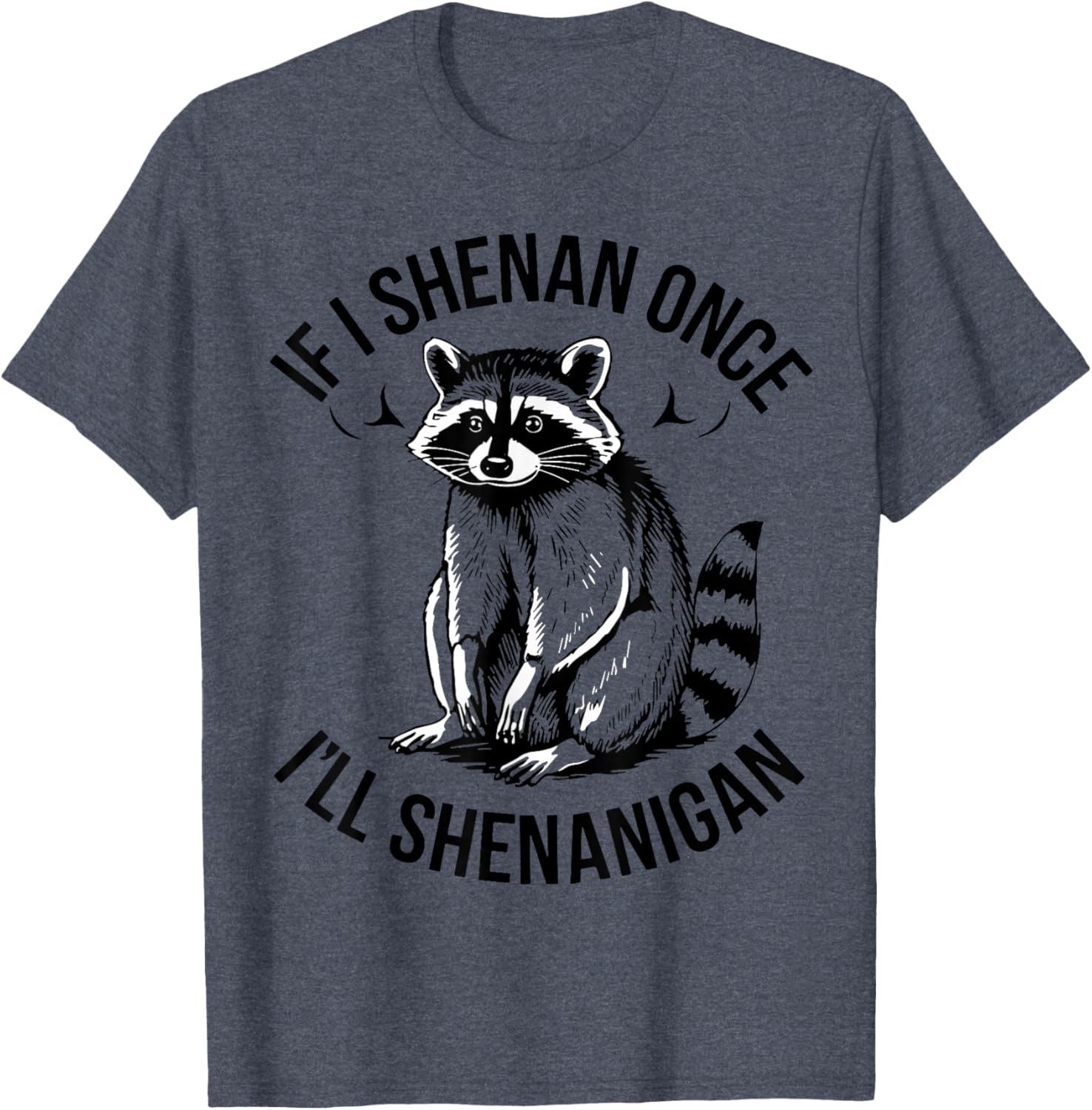 Shenanigans Raccoon St Patrick's Day T-Shirt Fun and Festive Apparel - 4