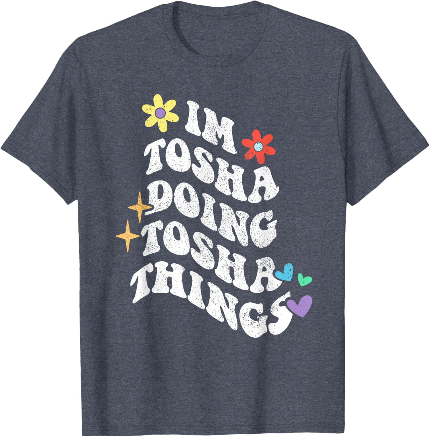 Retro Groovy T-Shirt for Moms Doing Tosha Things - Fun Mothers Day Gift - 3