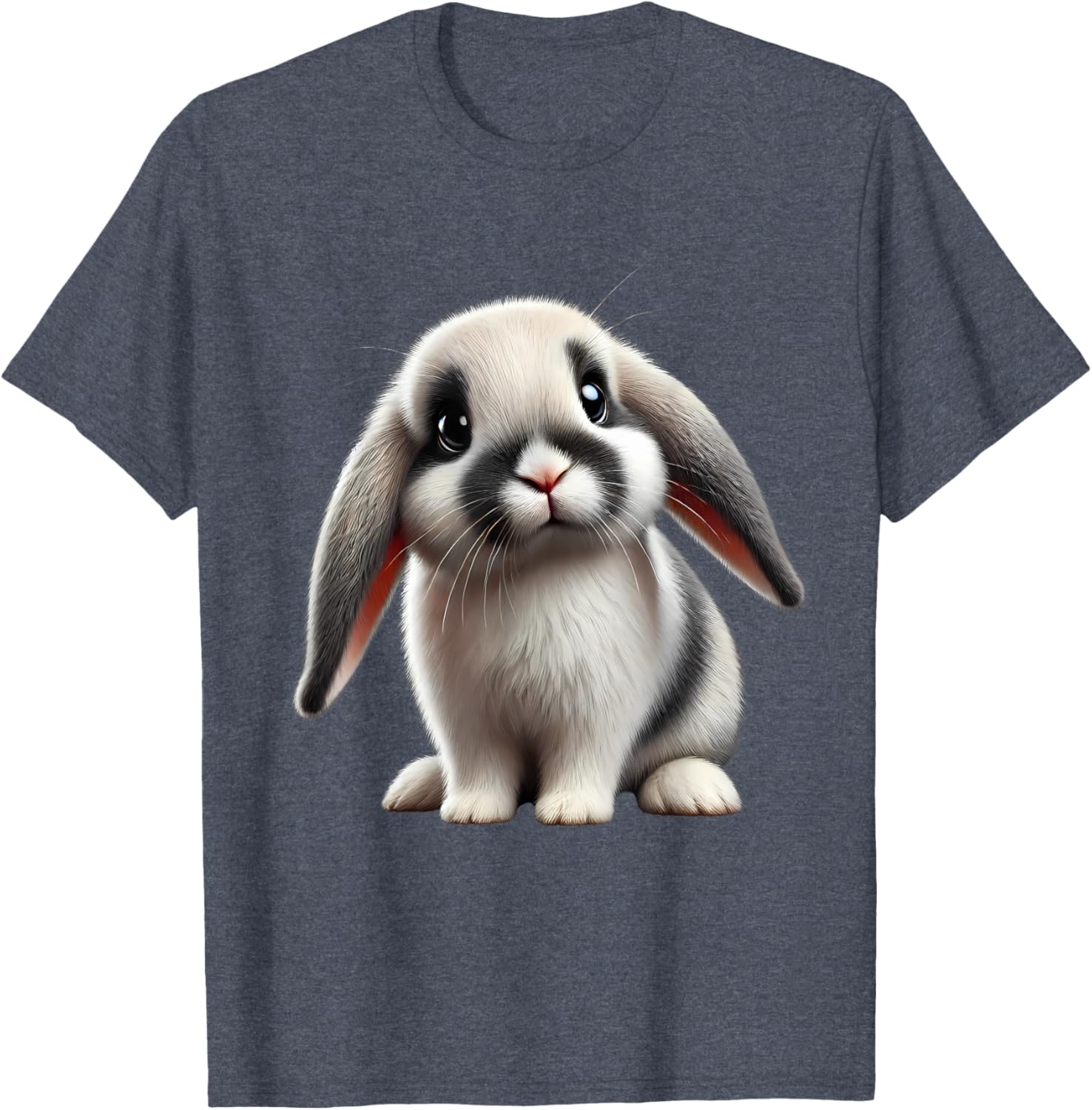 Cute Bunny T-Shirt for Kids and Women - Fun Rabbit Graphic Tee - 1