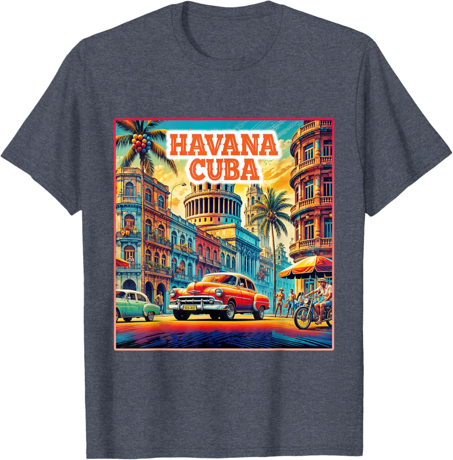 Vintage Havana Cuba Family Trip T-Shirt - Retro Tourist Tee for Fun Adventures - 12