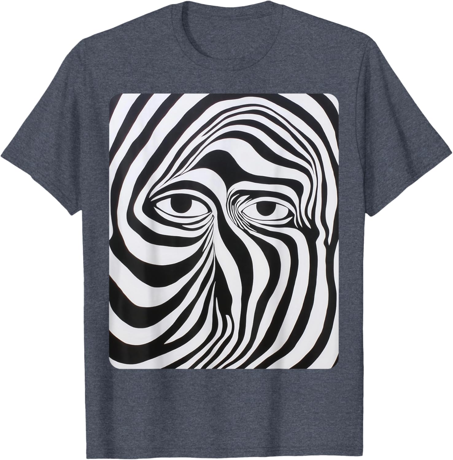 Stylish Eyes White and Black Designer T-Shirt for Trendy Fashion Lovers - 5