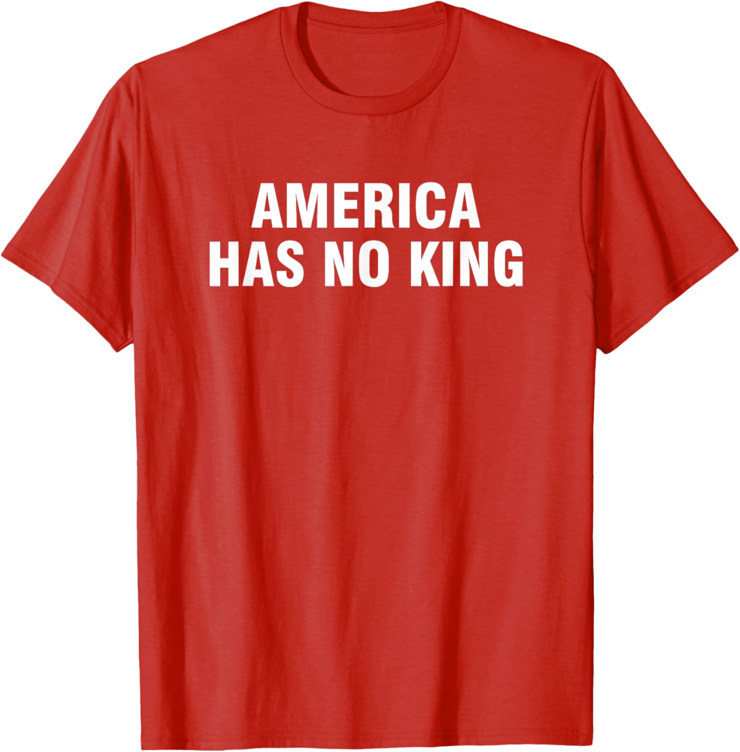 America Has No King T-Shirt - Classic Casual Tee for Patriotic Wear - 3