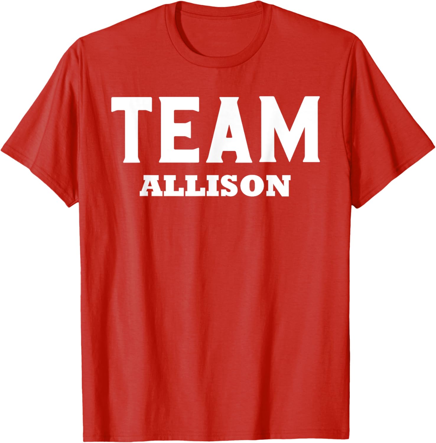 Team ALLISON T-Shirt Personalized Name Support for Fans and Friends - 7