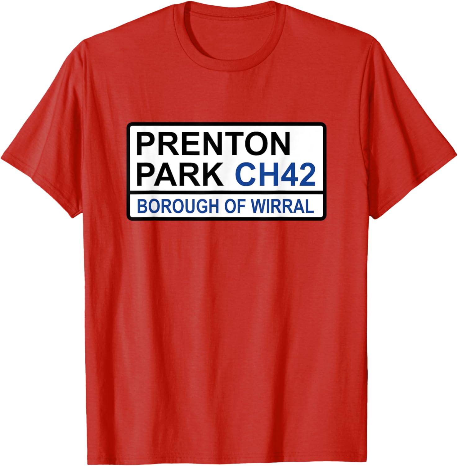 Tranmere Rovers Prenton Park Street Sign T-Shirt for Fans and Style - 20