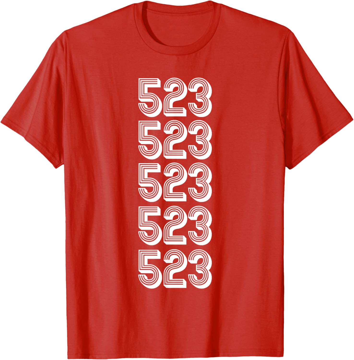 523 Area Code Non Geographic Services T-Shirt - Fun and Stylish Apparel - 25