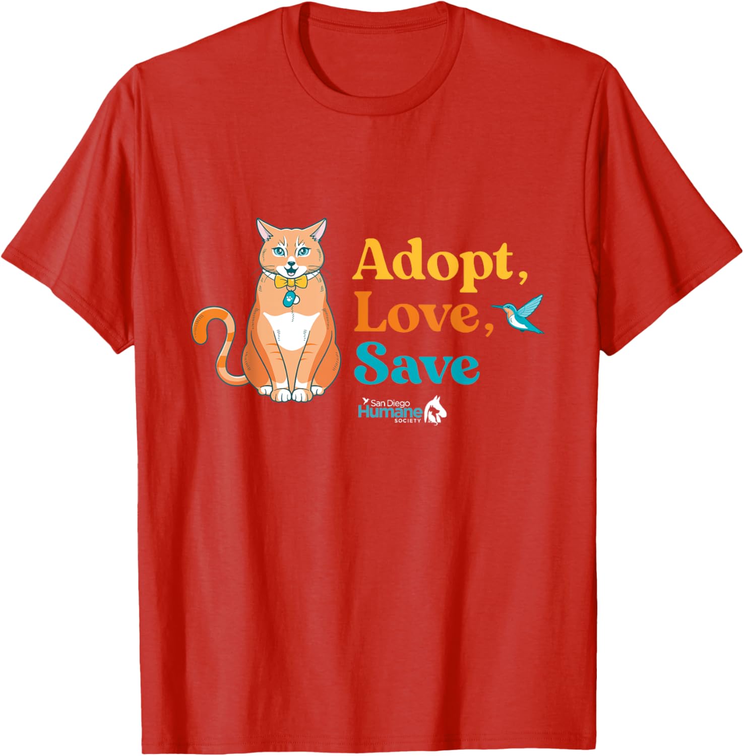 Adopt Love Save Rescue Cat T-Shirt for Men and Women - Perfect Gift! - 15